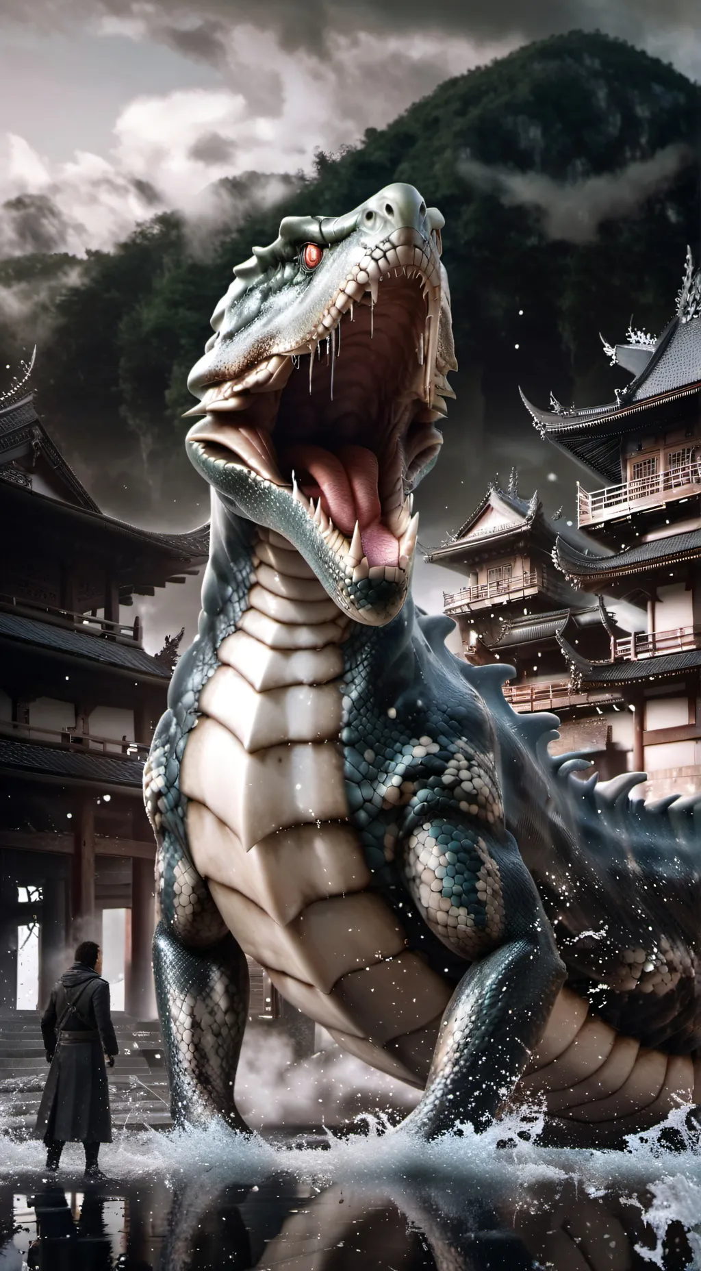 ai character: basilisk leo background