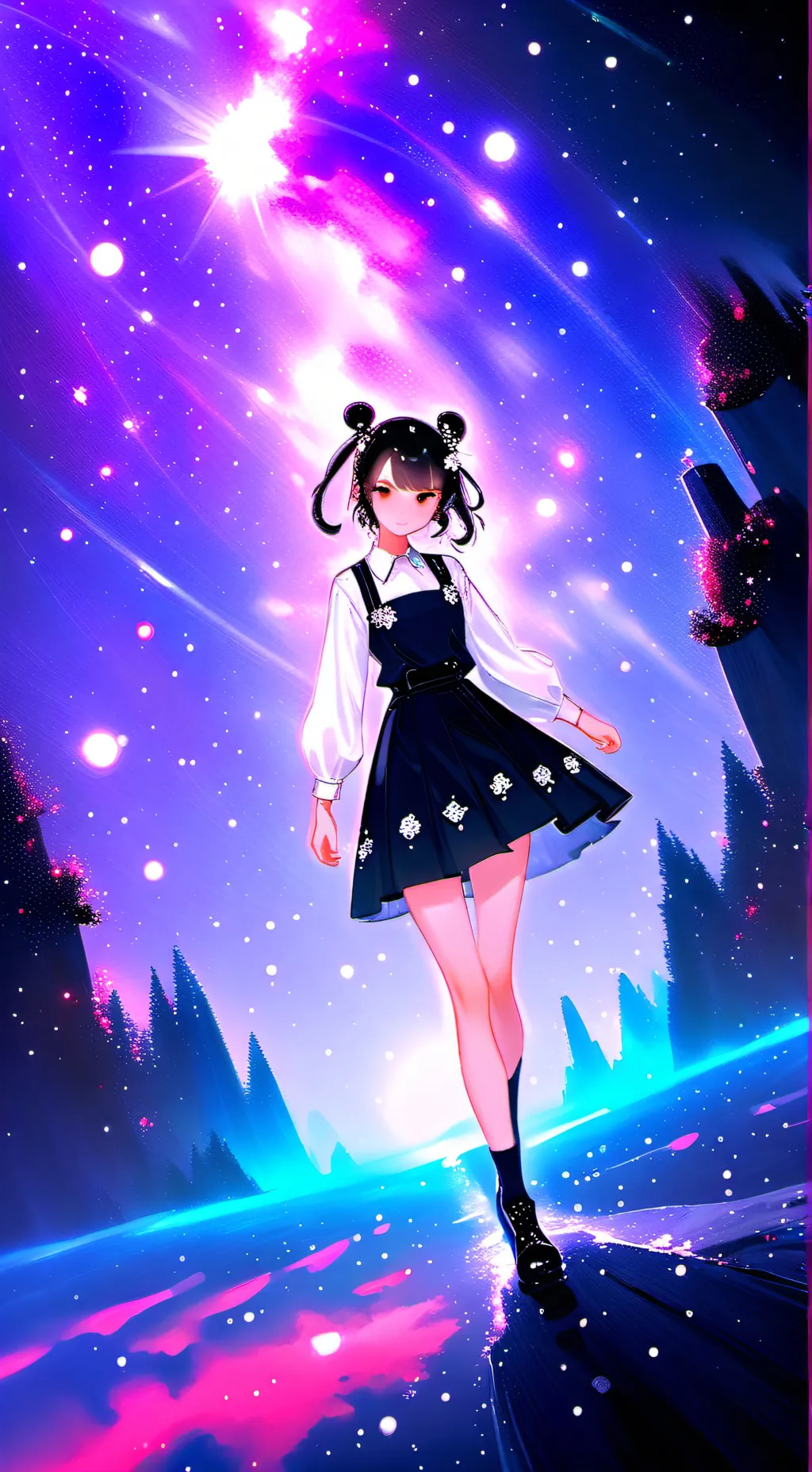 ai character: girlfriend  background