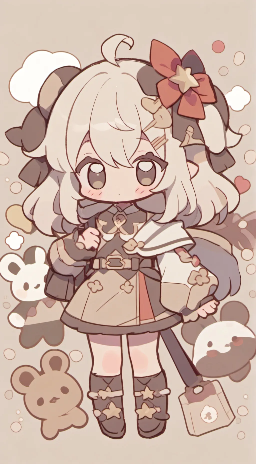 ai character: чиби background