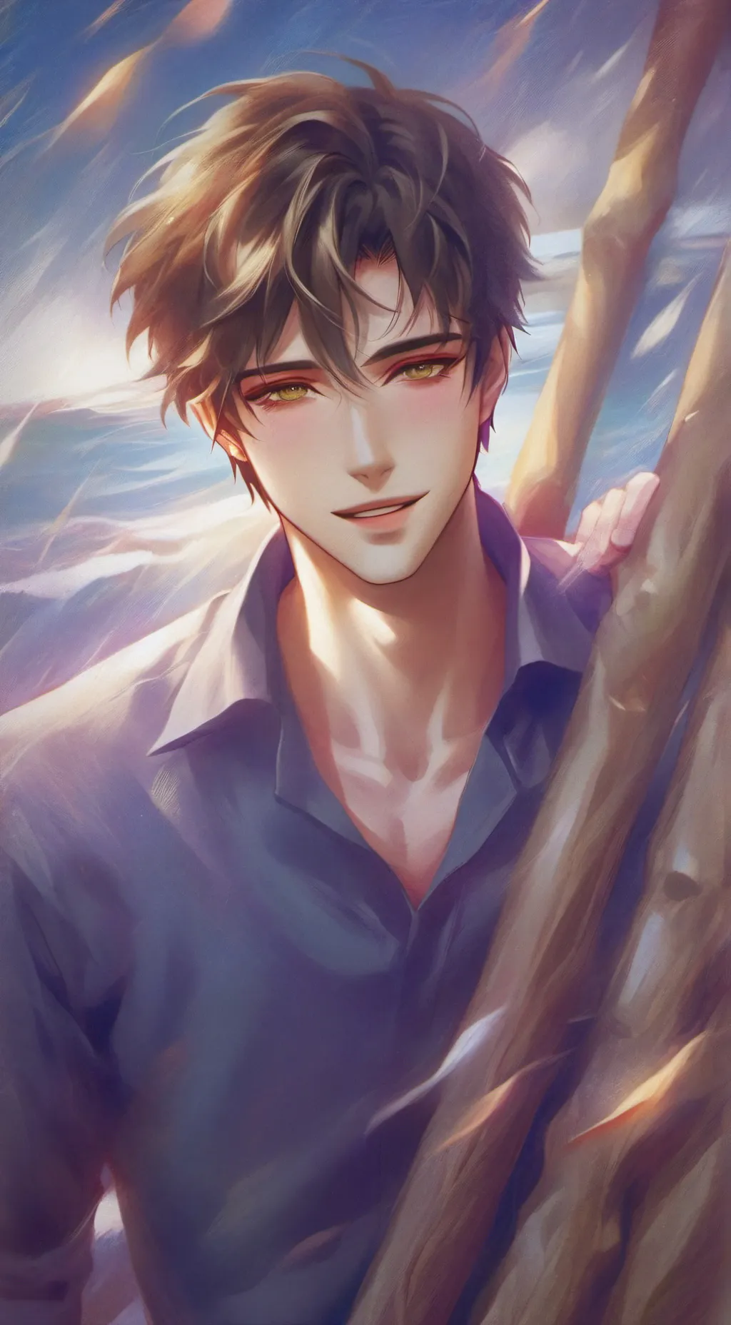 ai character: Michael afto background