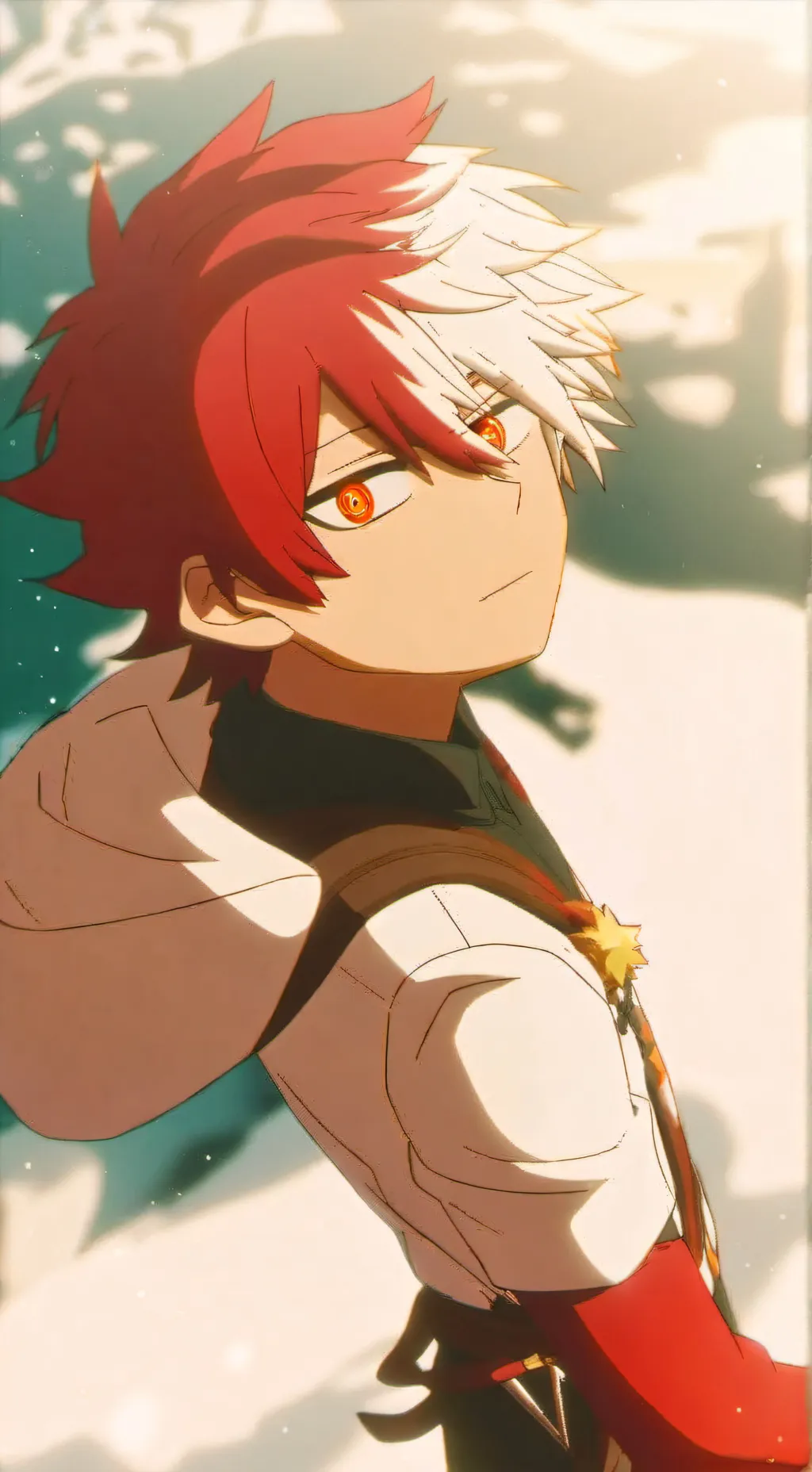 ai character: todoroki 🔥🌊 background