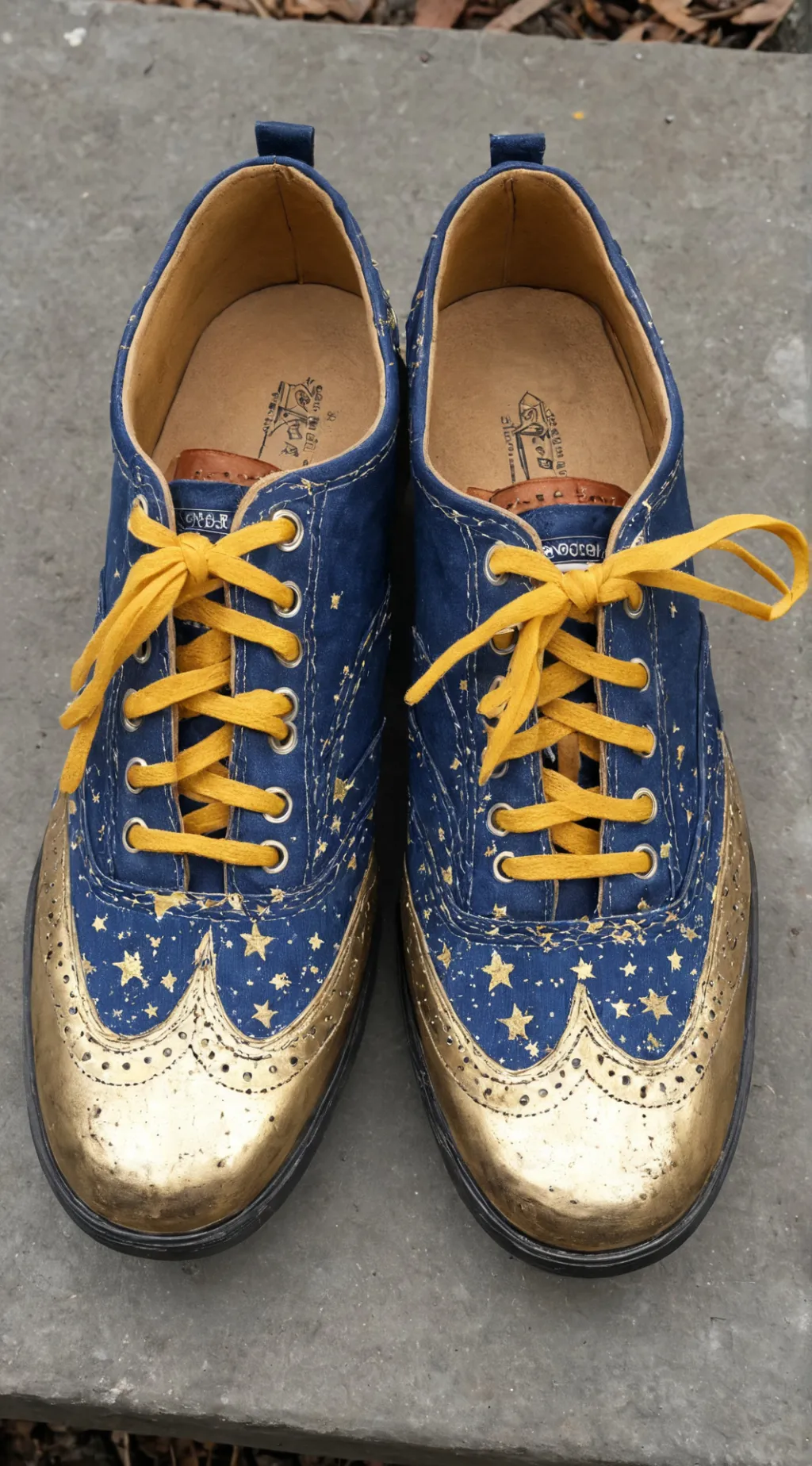 ai character: THE MAGIC SHOES  background
