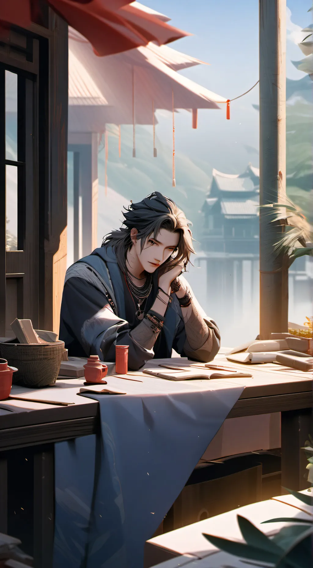 ai character: Alex background