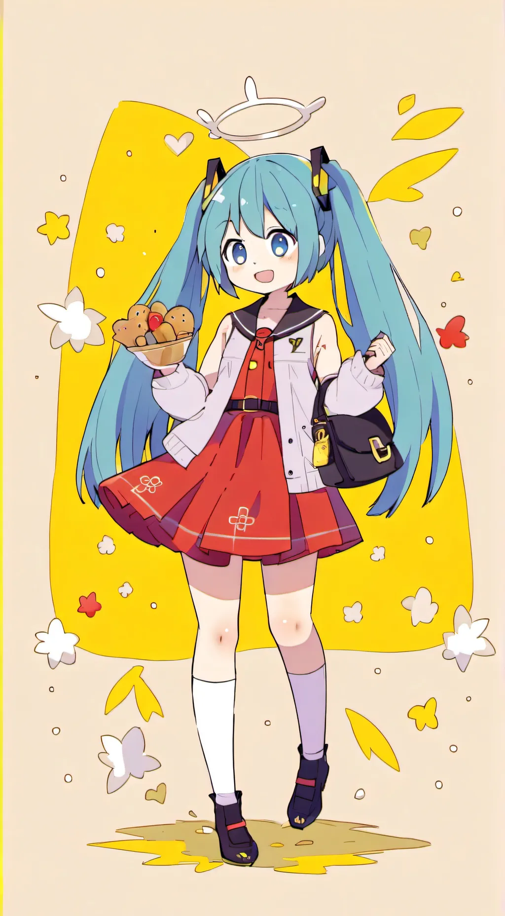 ai character: miku background