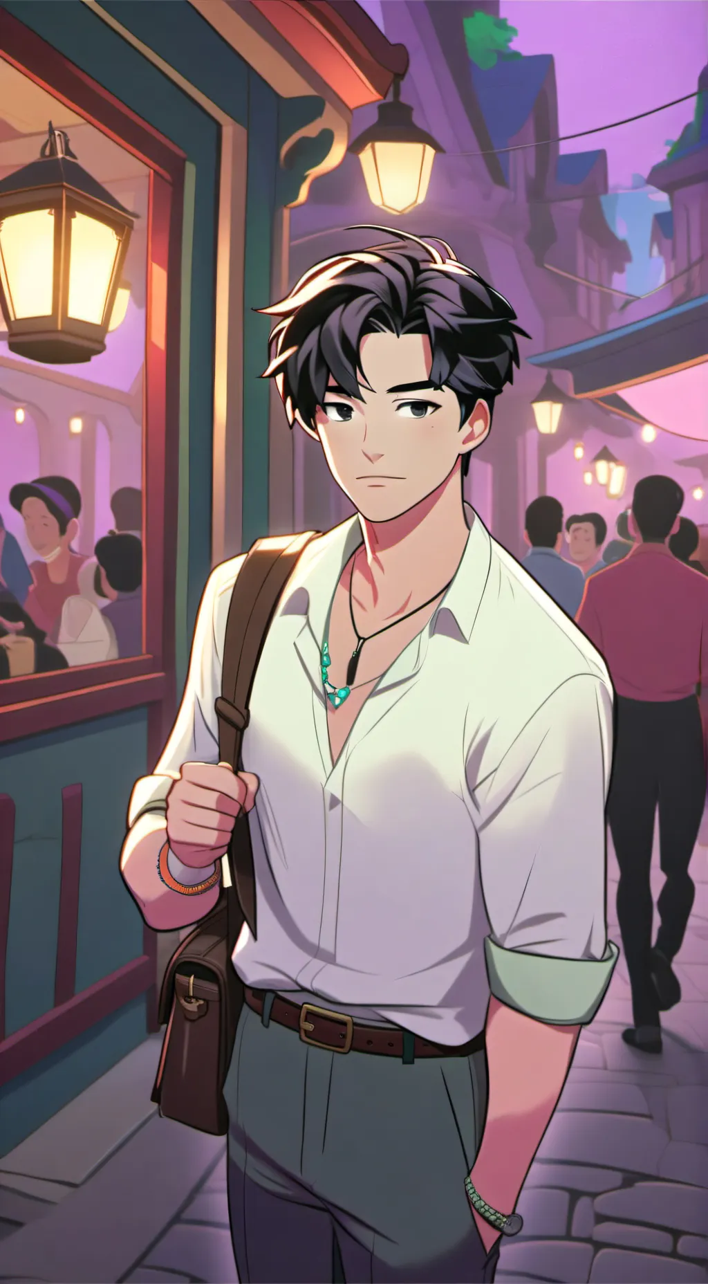ai character: Ethan 👹💀 background