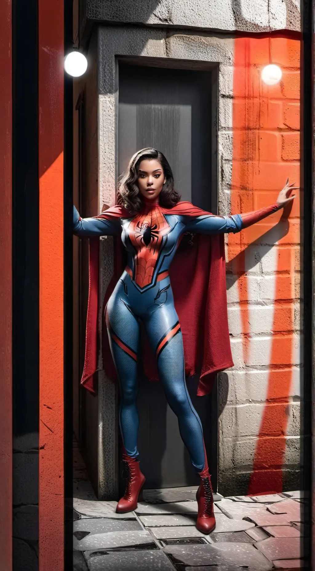 ai character: Spidergirl background