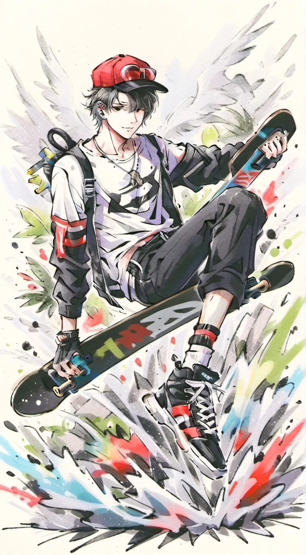 ai character: Brayden Miller  background