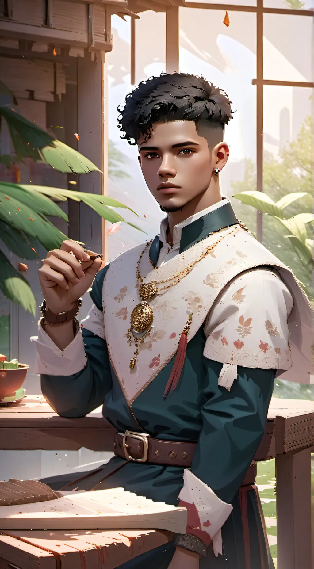 ai character: ven background