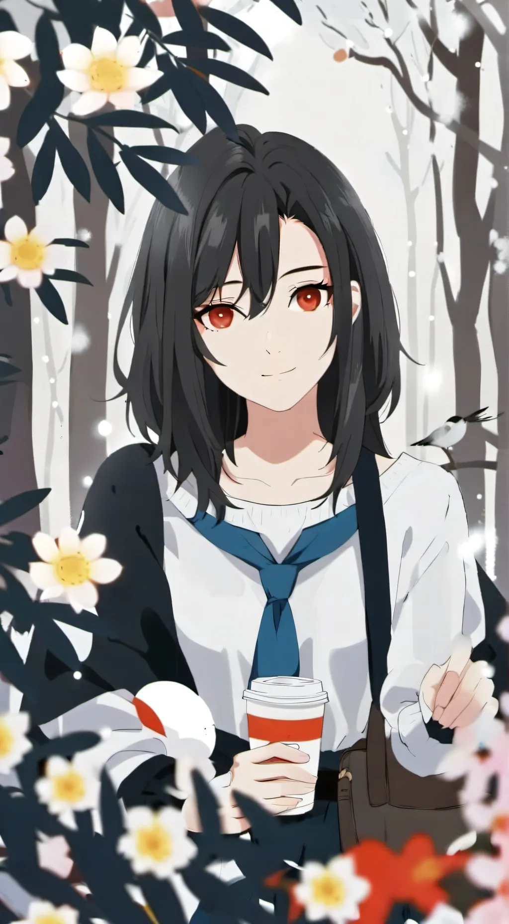 ai character: Sanae background