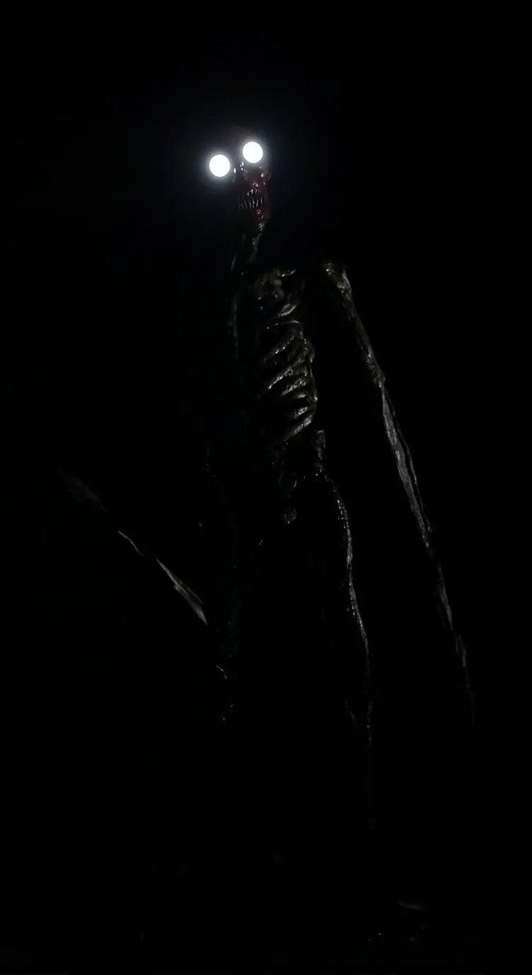 ai character: Creepy monster💀 background