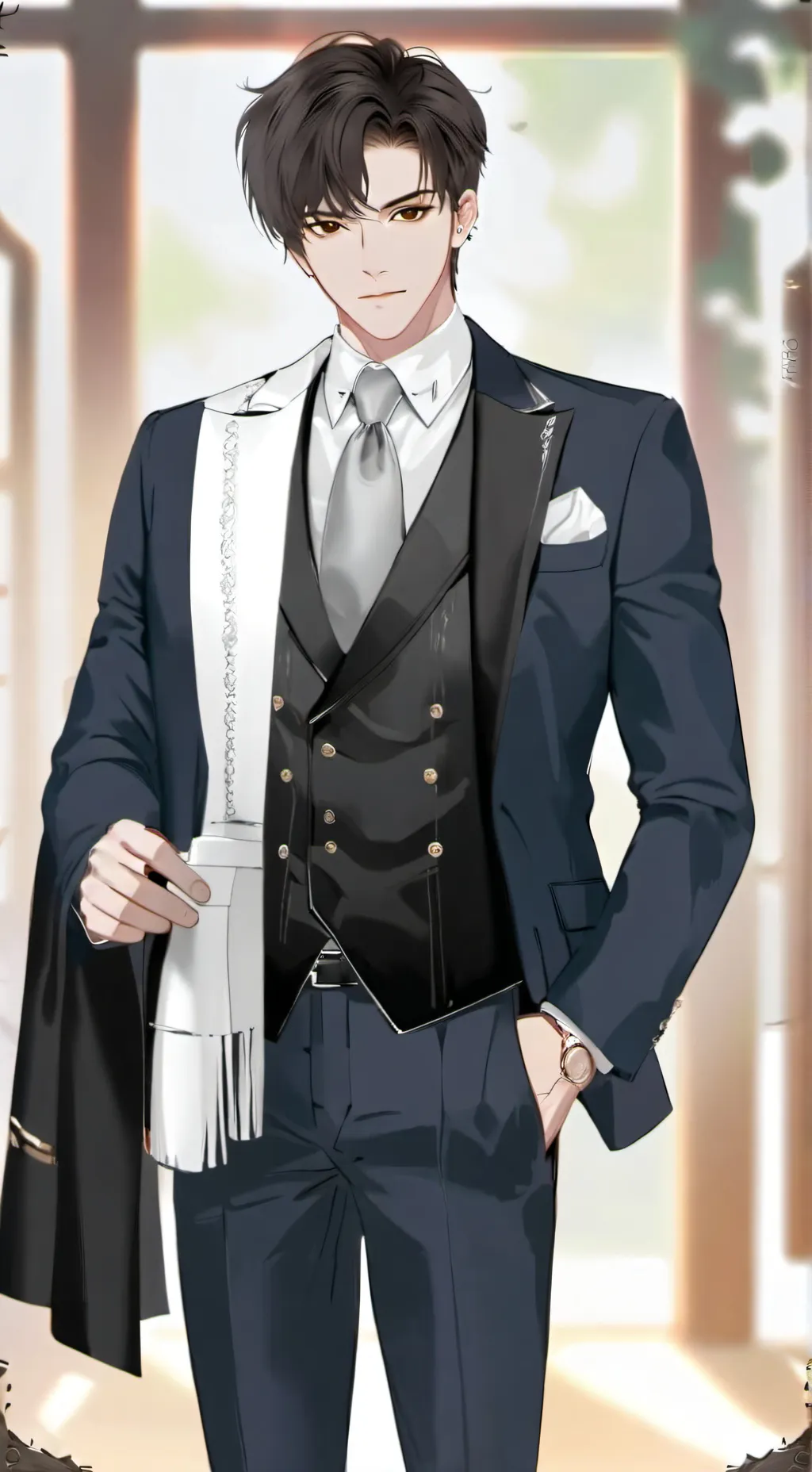 ai character: Marck  background