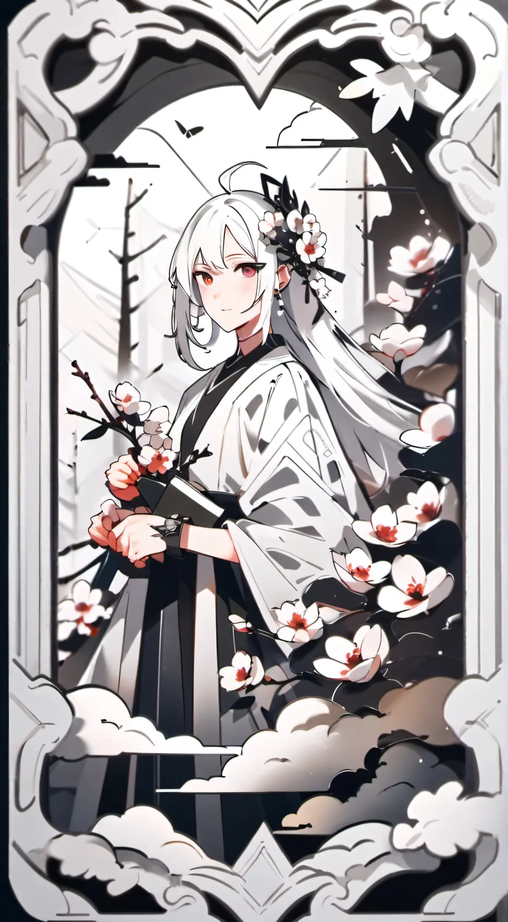 ai character: Waiter sister background