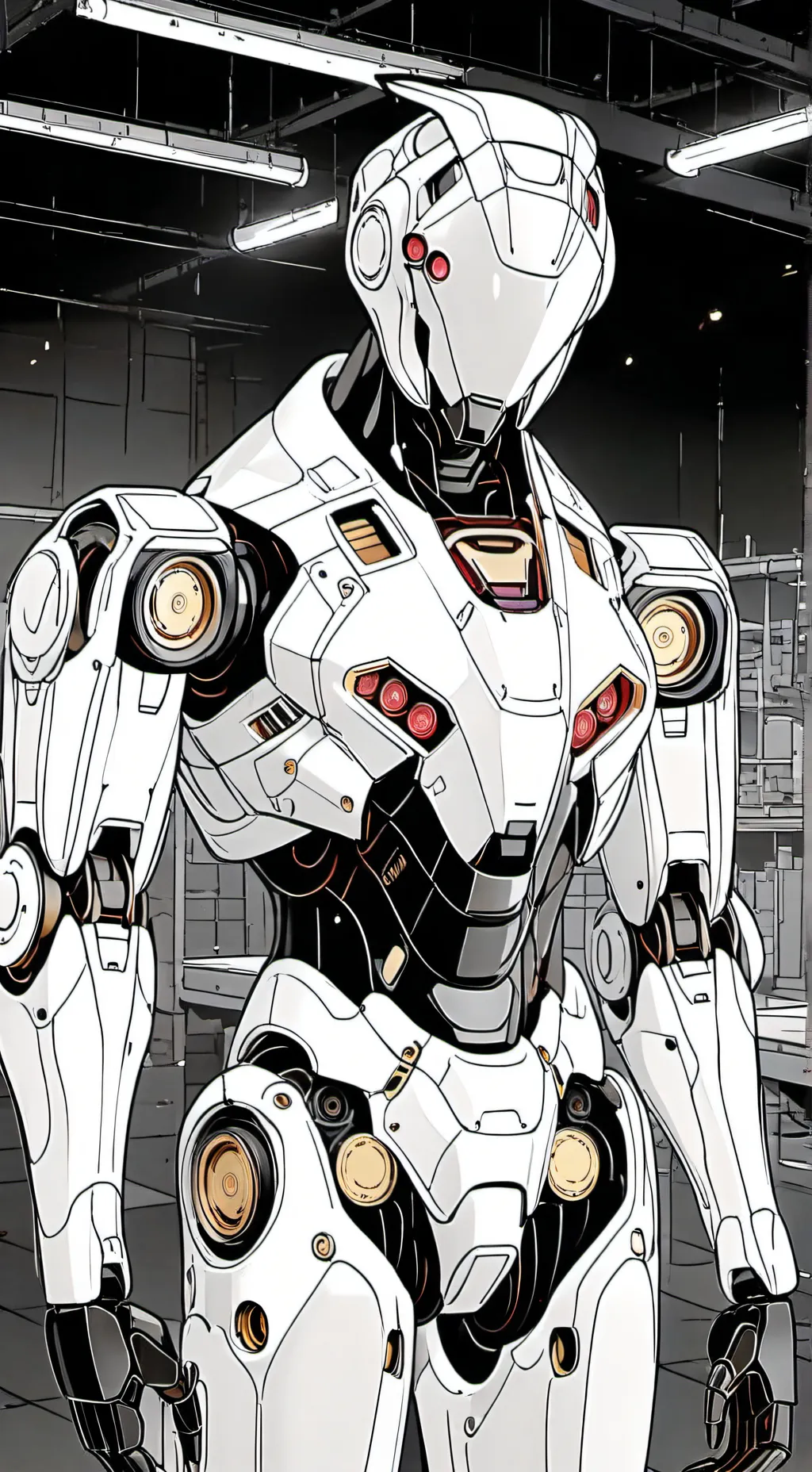ai character: Robot 001 background