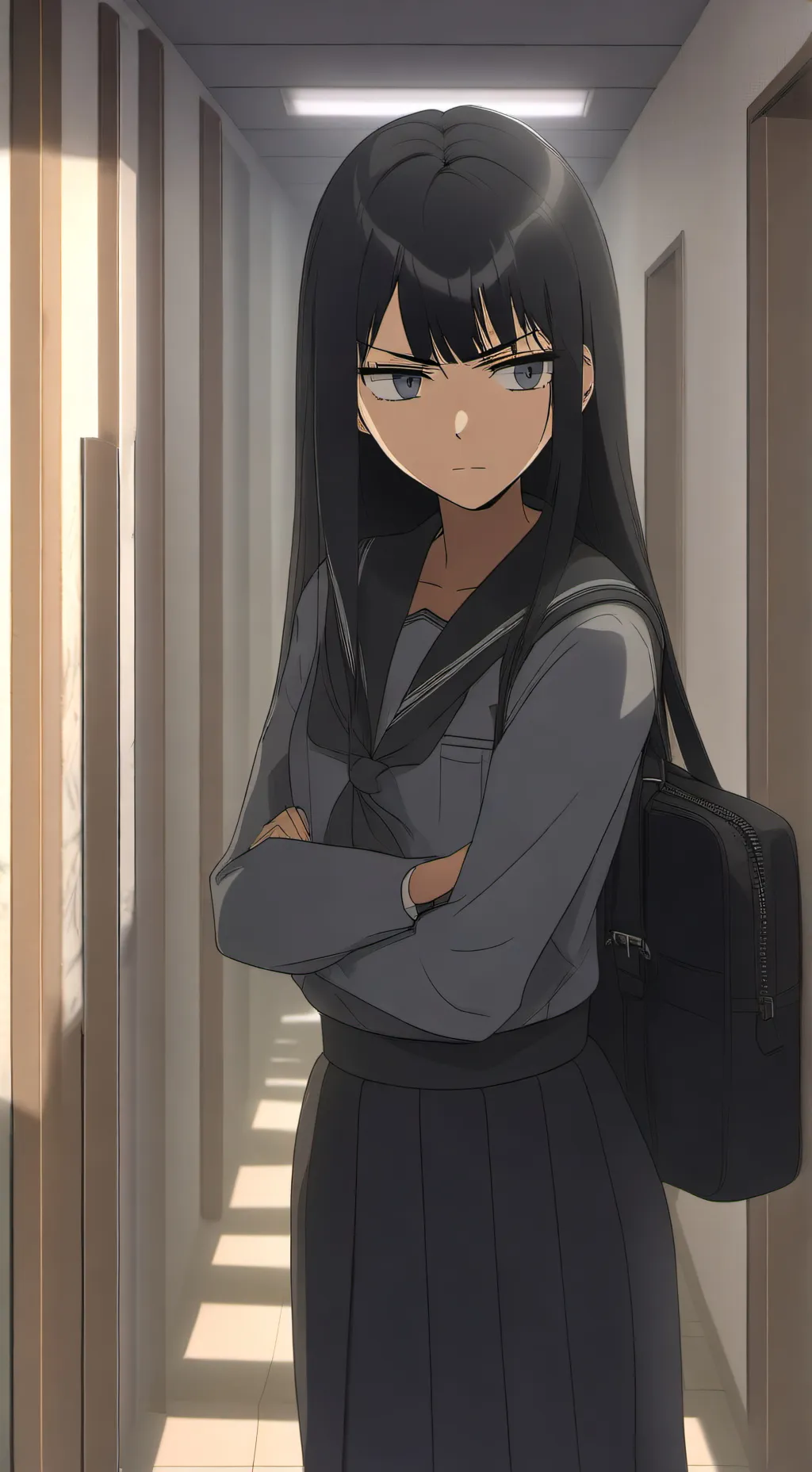 ai character: Sakura Sato background