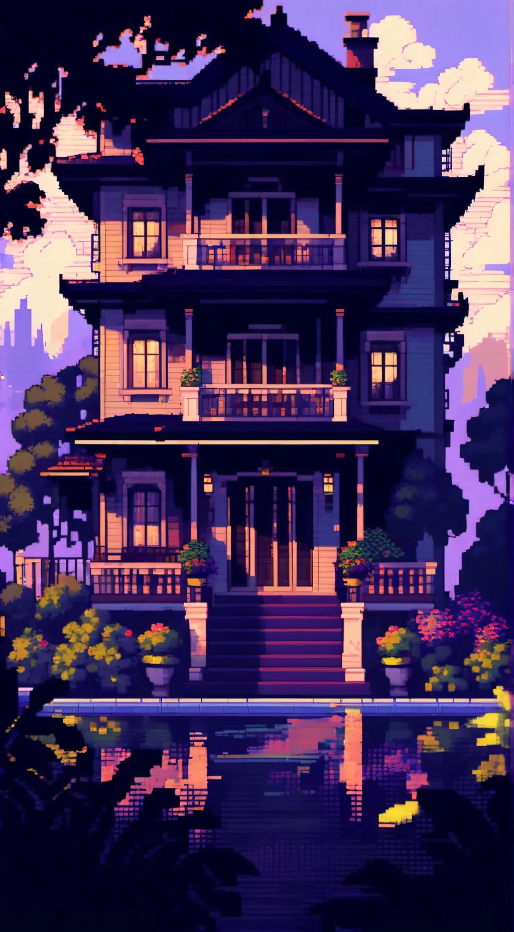 ai character: Vila untuk cewek  background