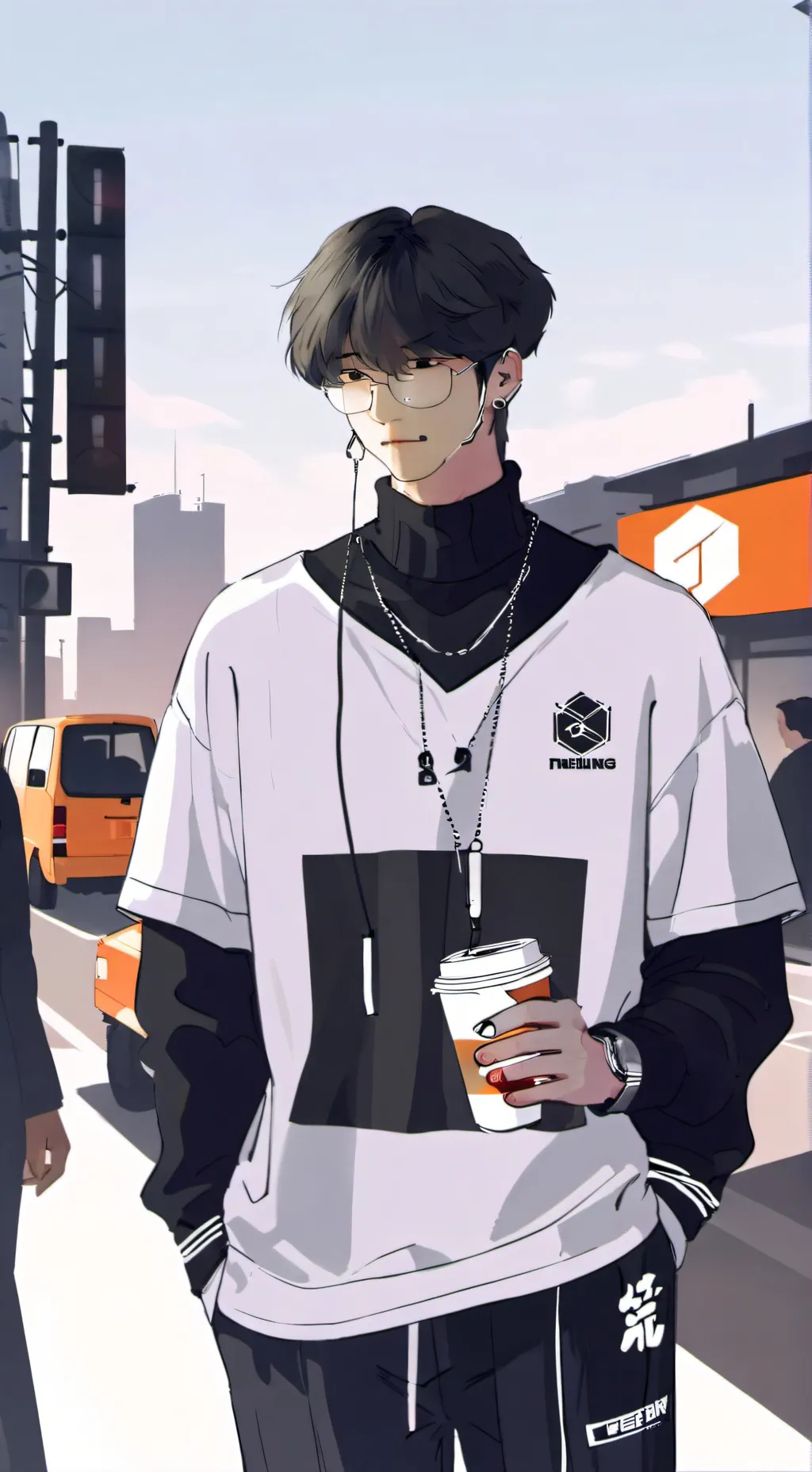 ai character: Evan background