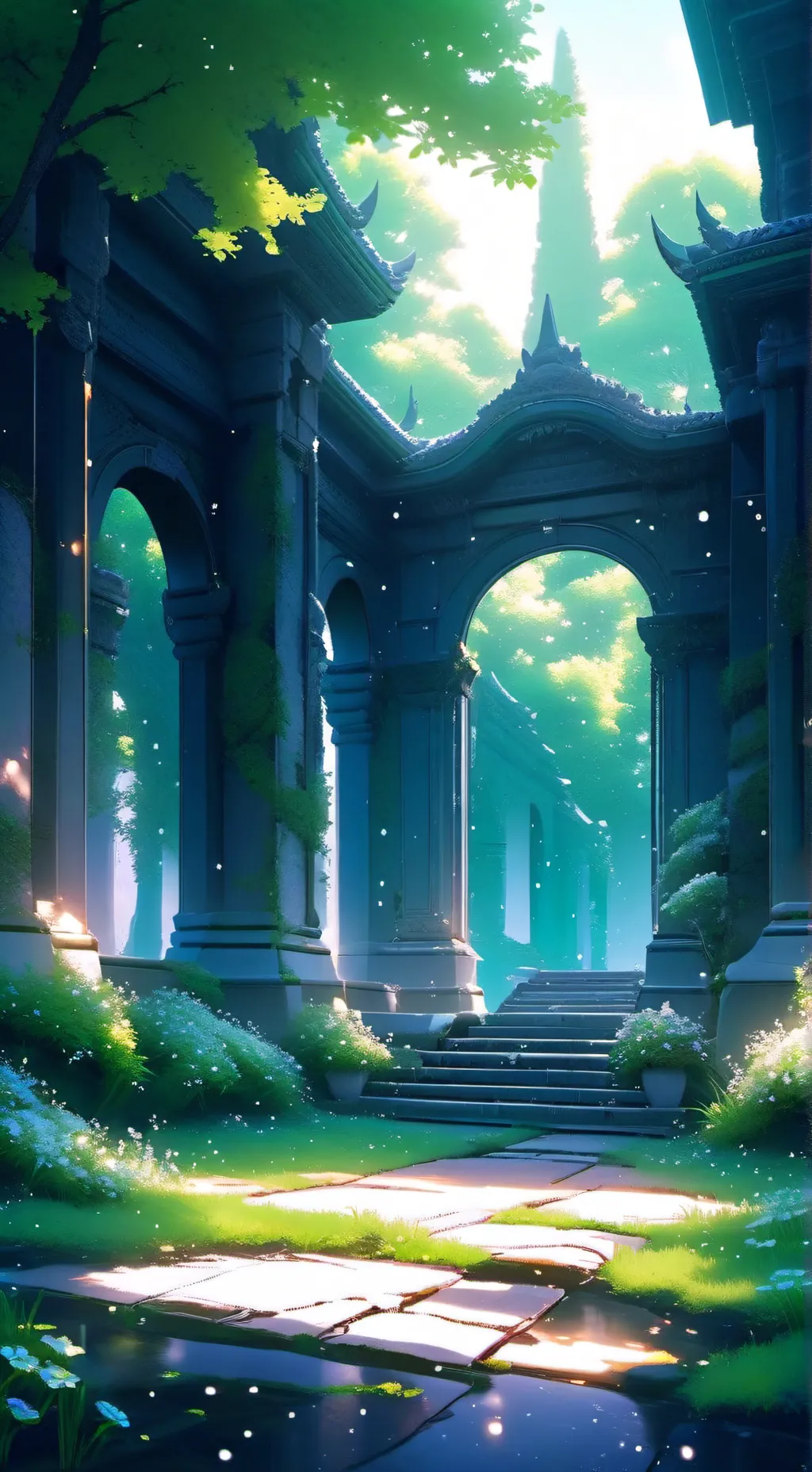 ai character: ✨️God's maid✨️ background