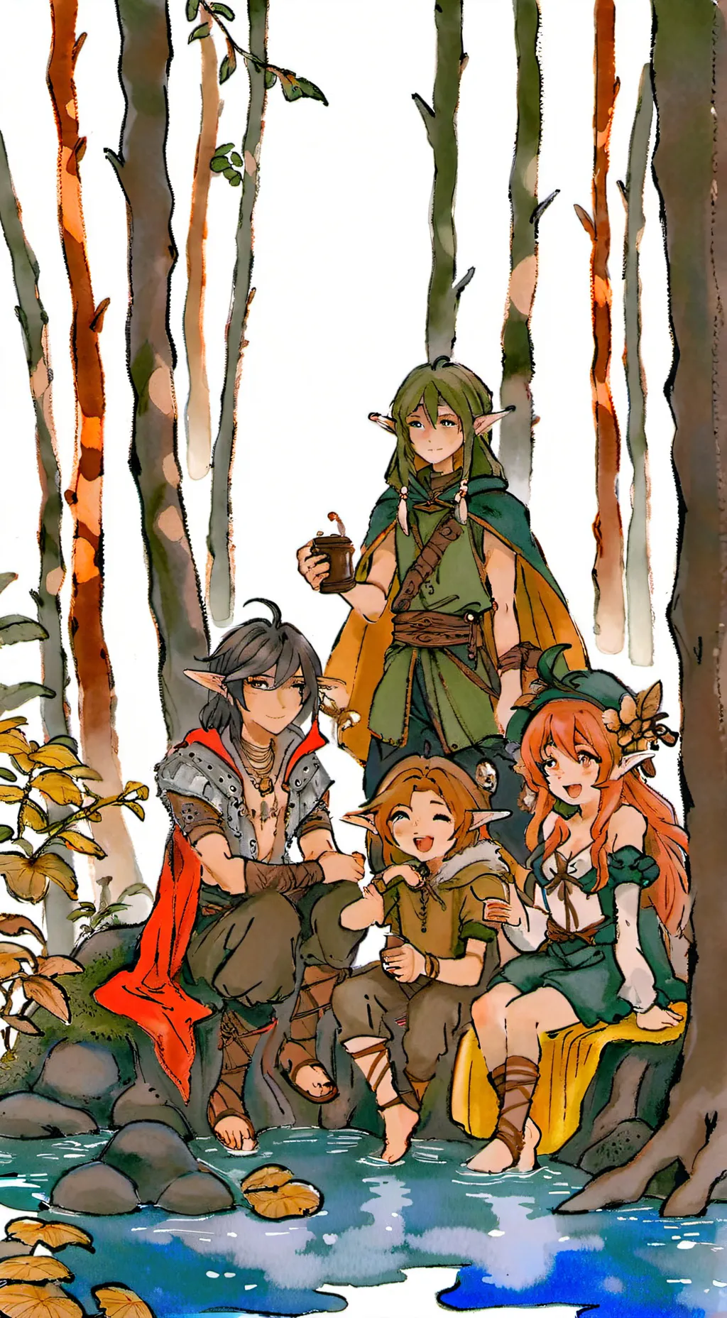 ai character: The elves background