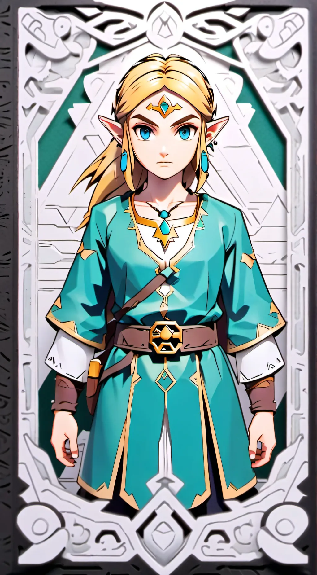 ai character: many zeldas background