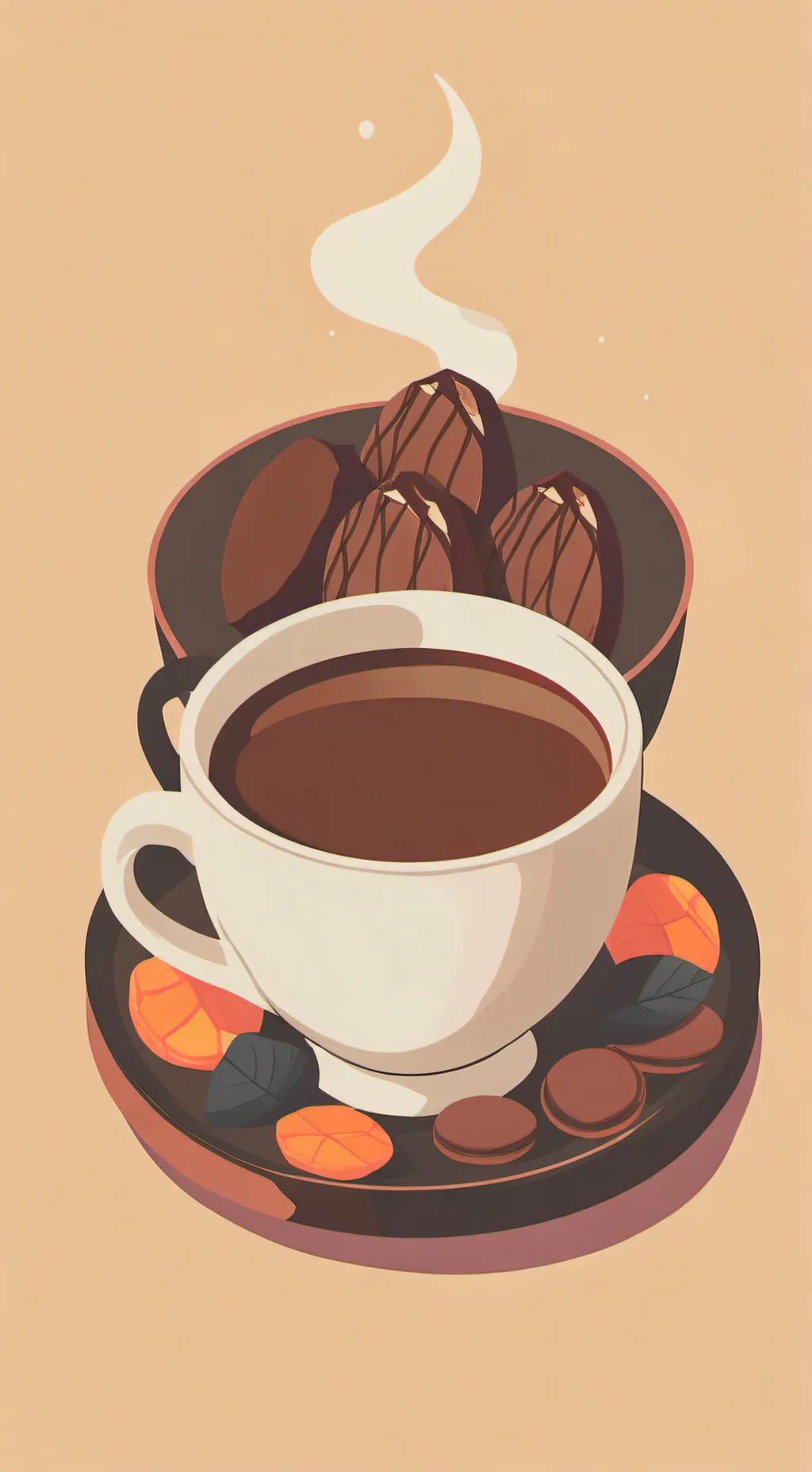 ai character: hollycacao angst  background