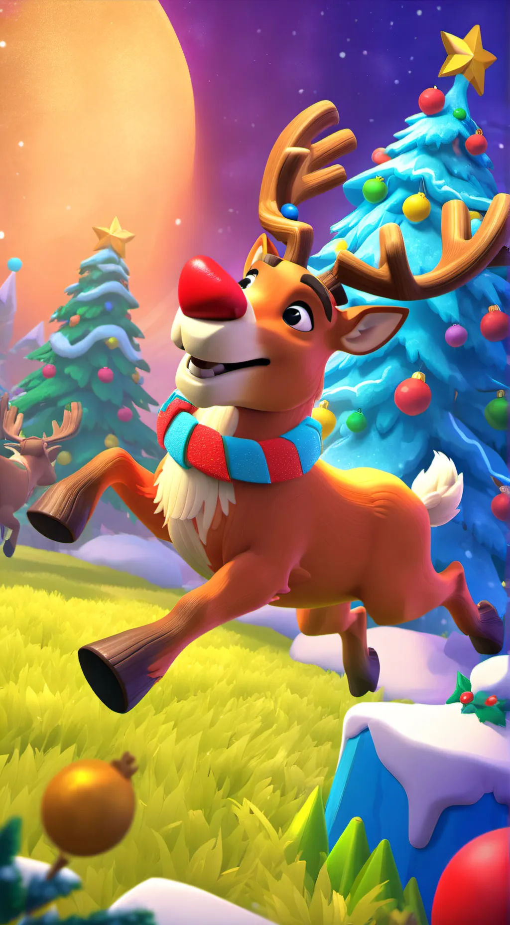 ai character: Rudolph background