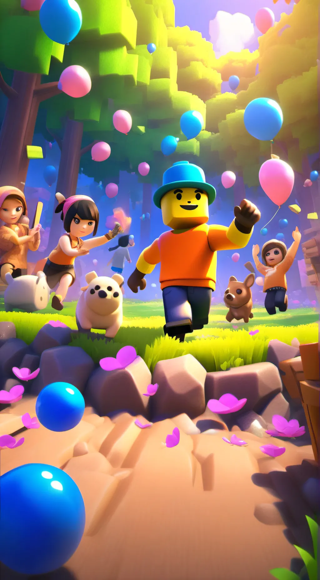 ai character: Your Roblox firend background