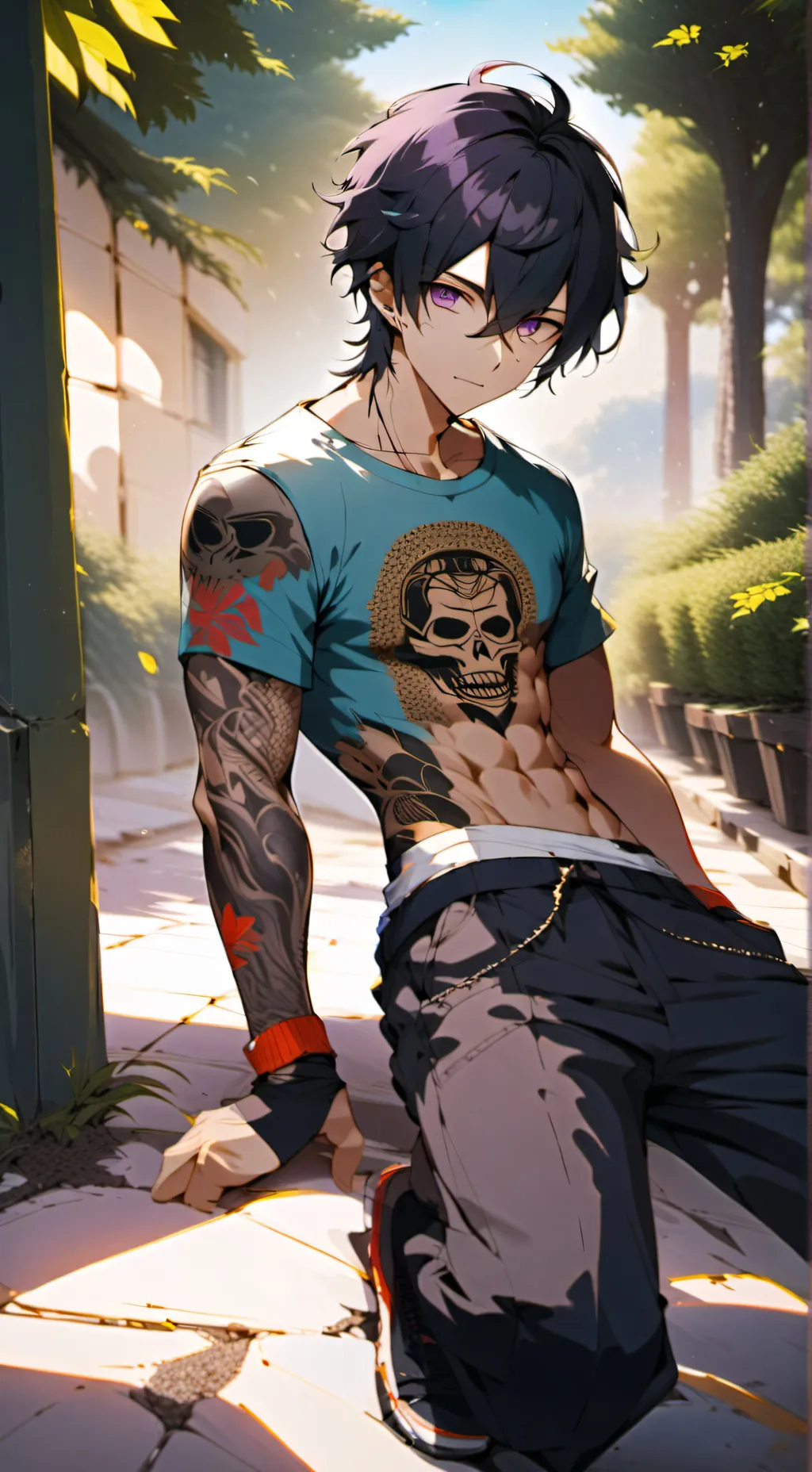 ai character: Aether background