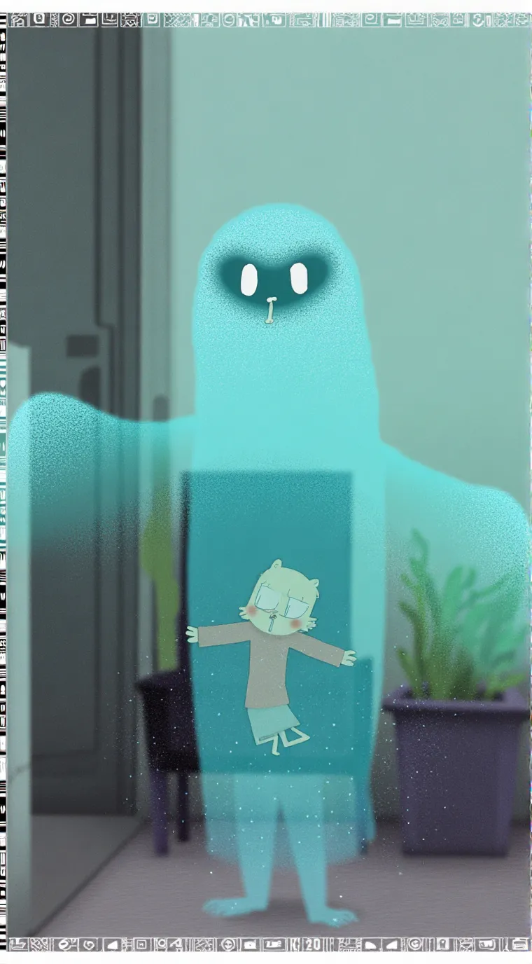 ai character: 💛+💙=💚 background