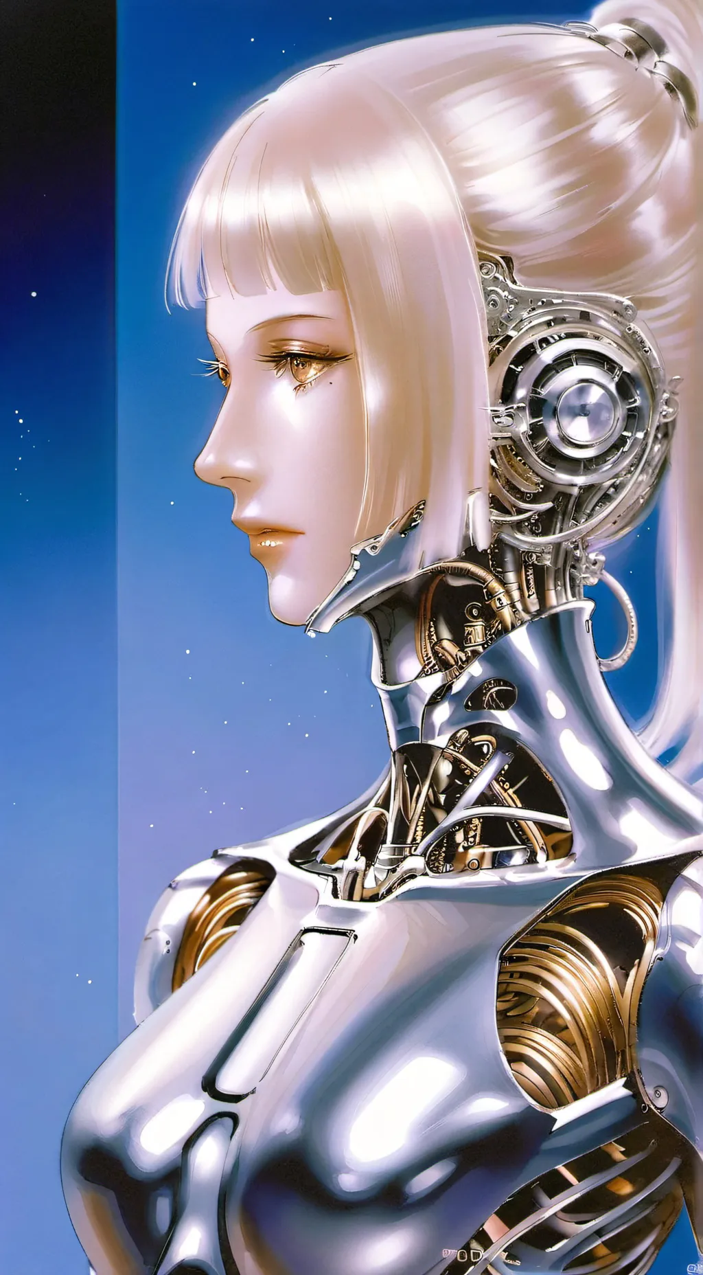 ai character: Robot 983 background