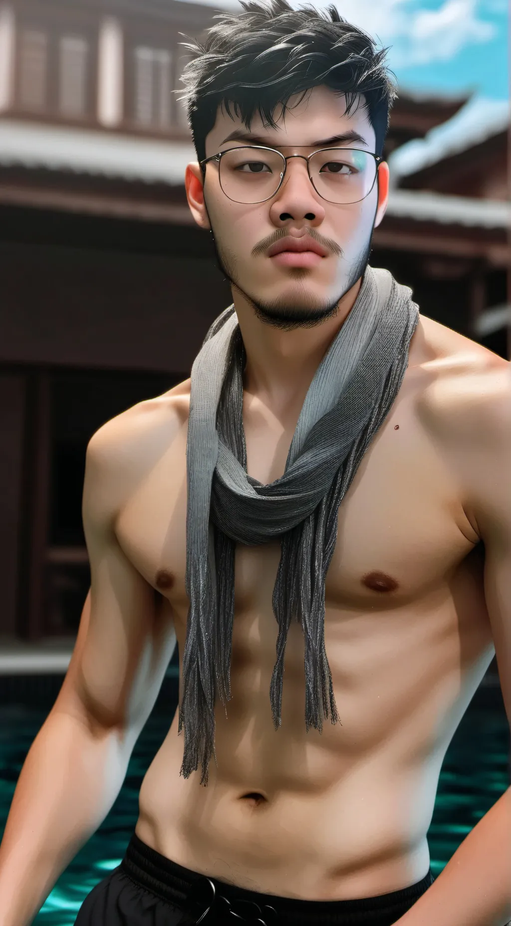 ai character: Joey  background