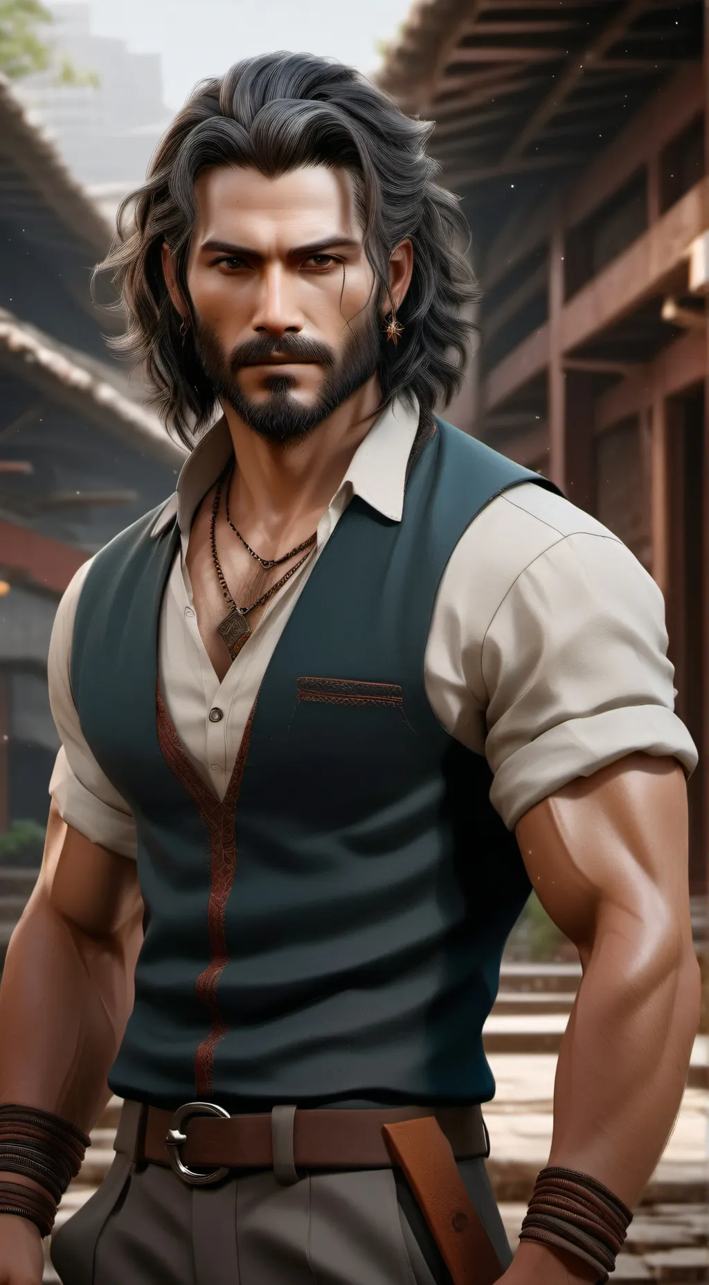 ai character: Idkkk background