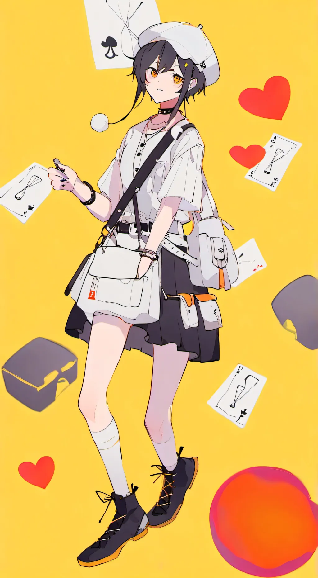 ai character: I love you background