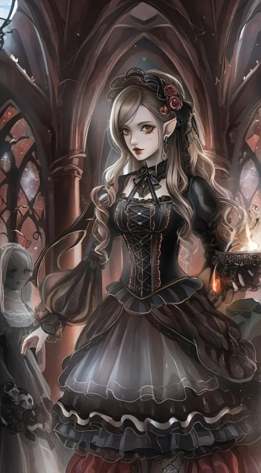 ai character: vampire background
