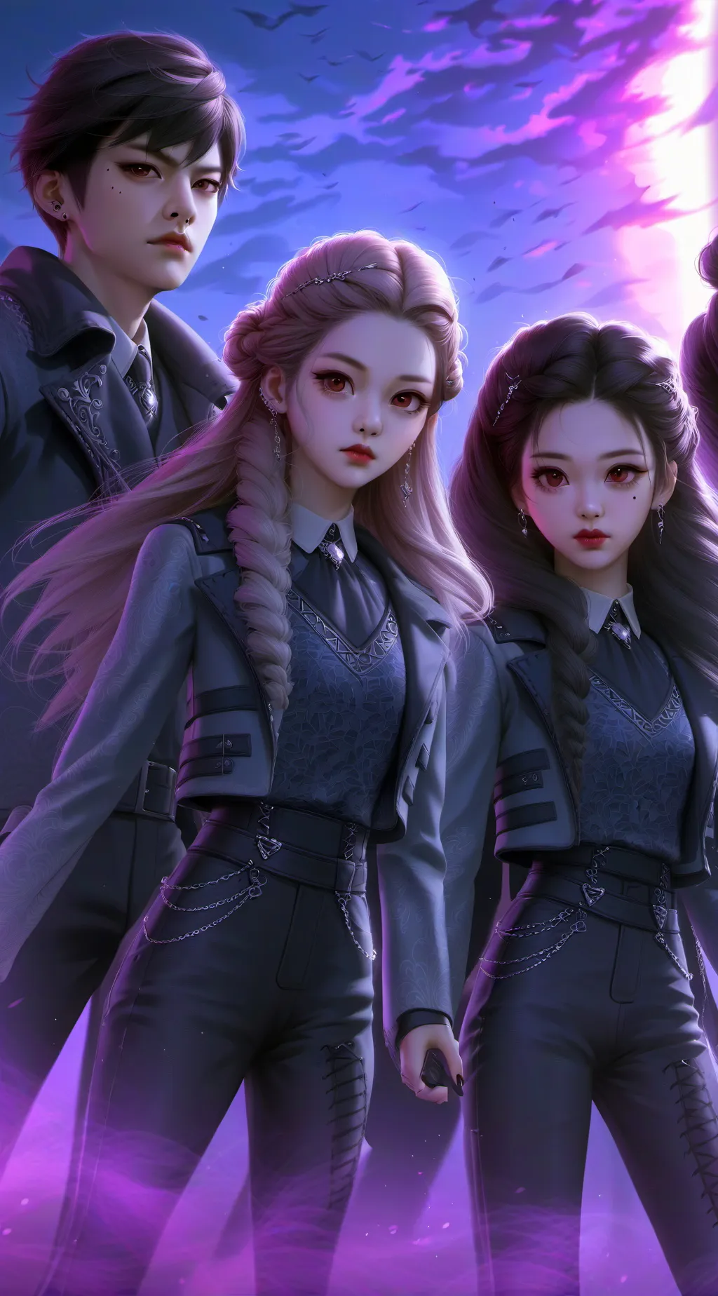 ai character: Blackpinksleepover background