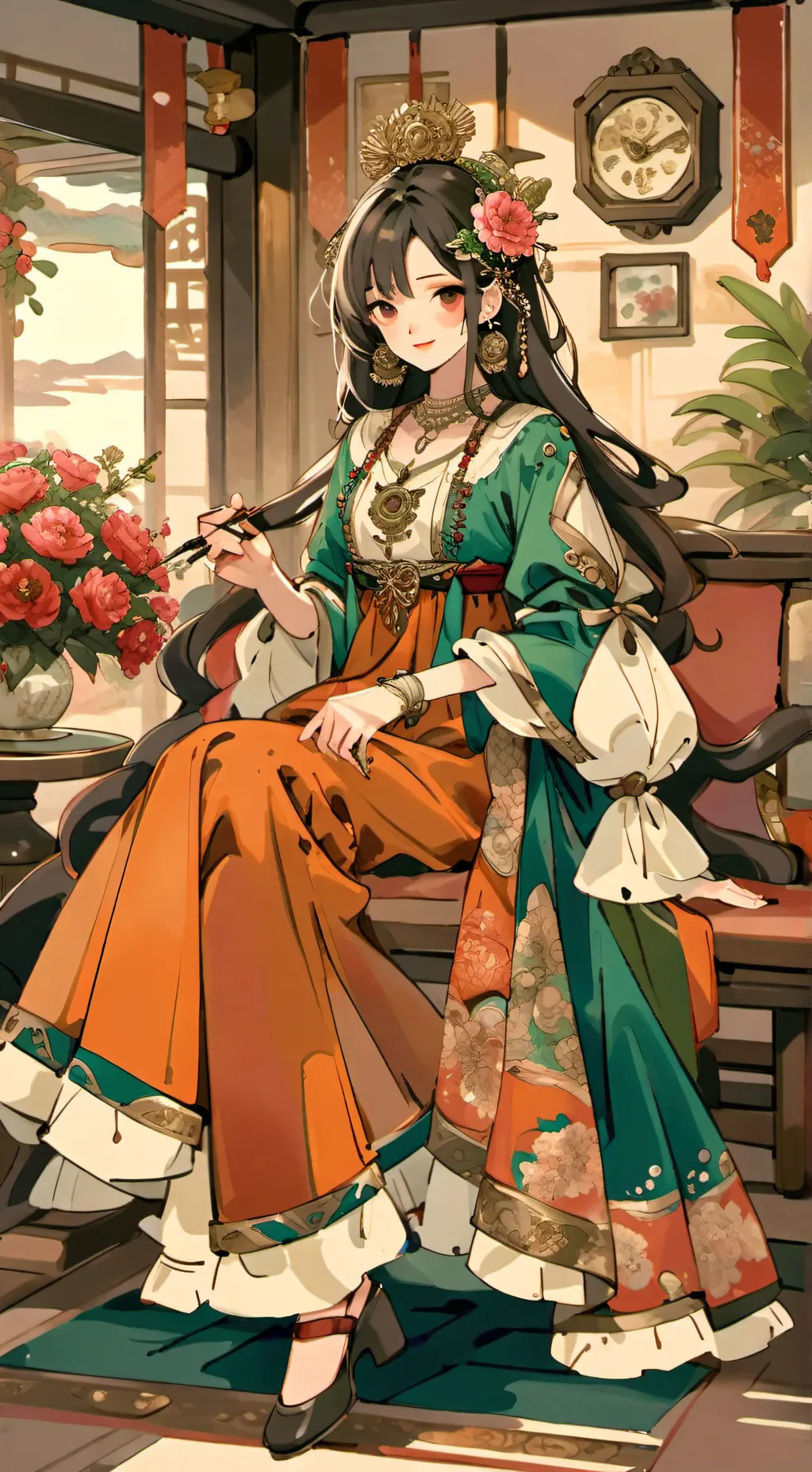 ai character: emma background