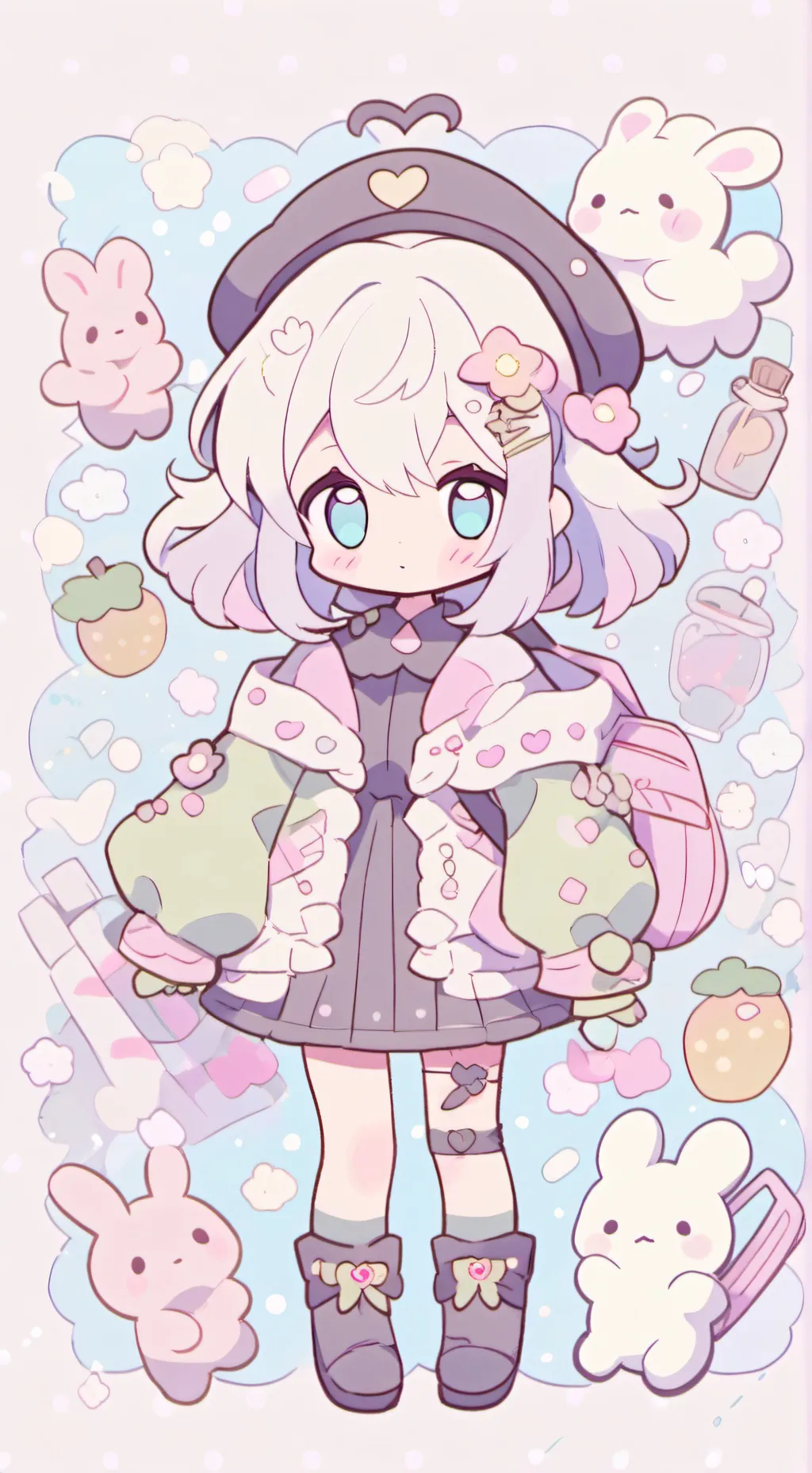 ai character: Dw body puzzle🧩 background