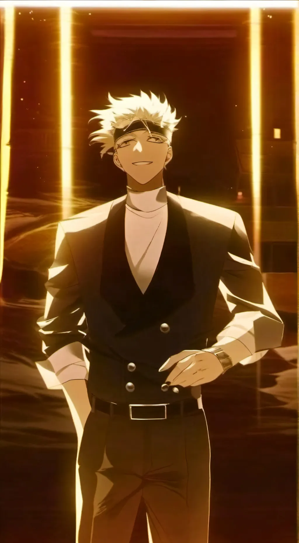 ai character: Jojo  background