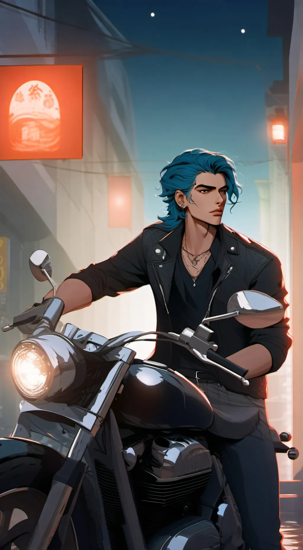 ai character: Evan - BL Roleplay background