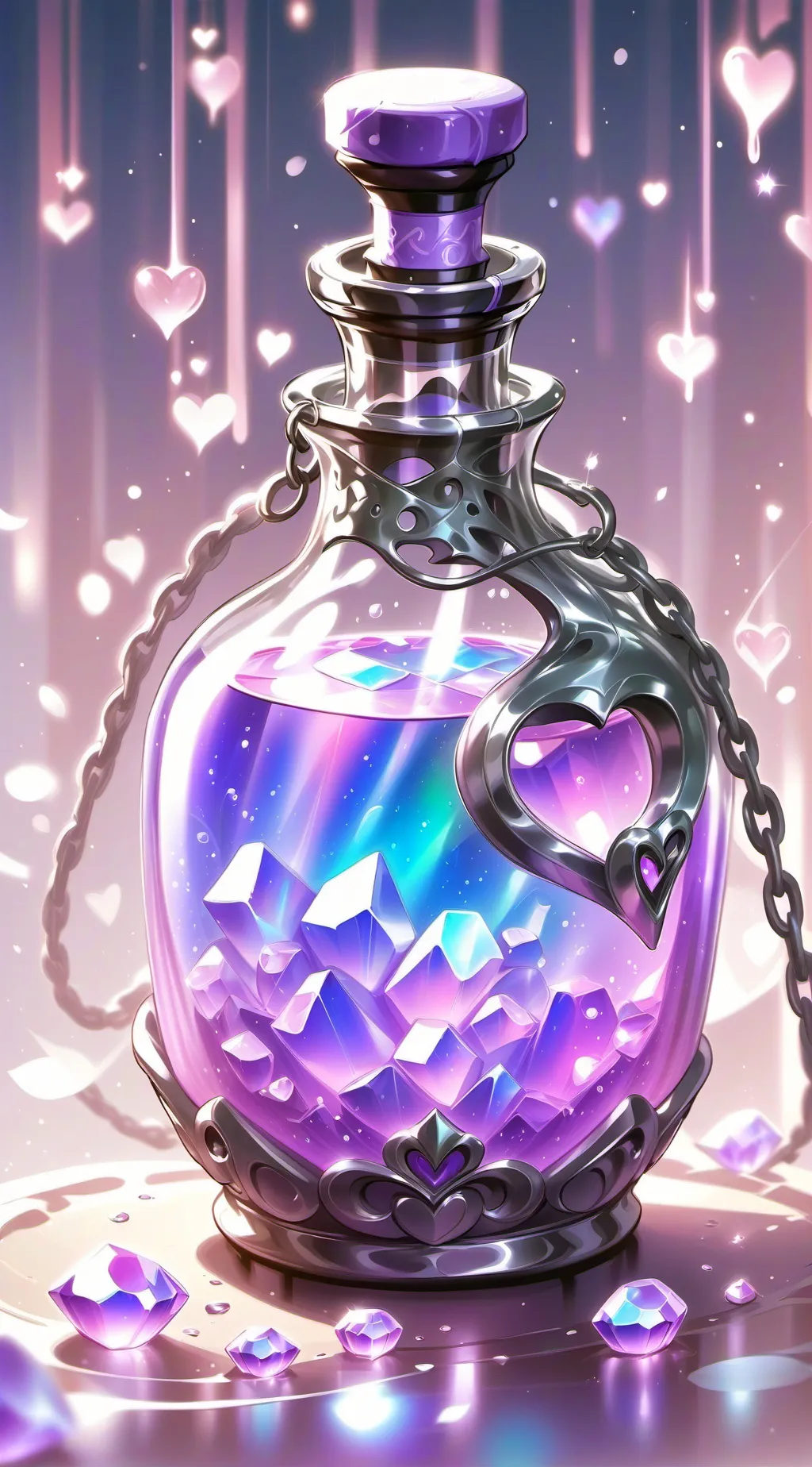 ai character: Love Potion background