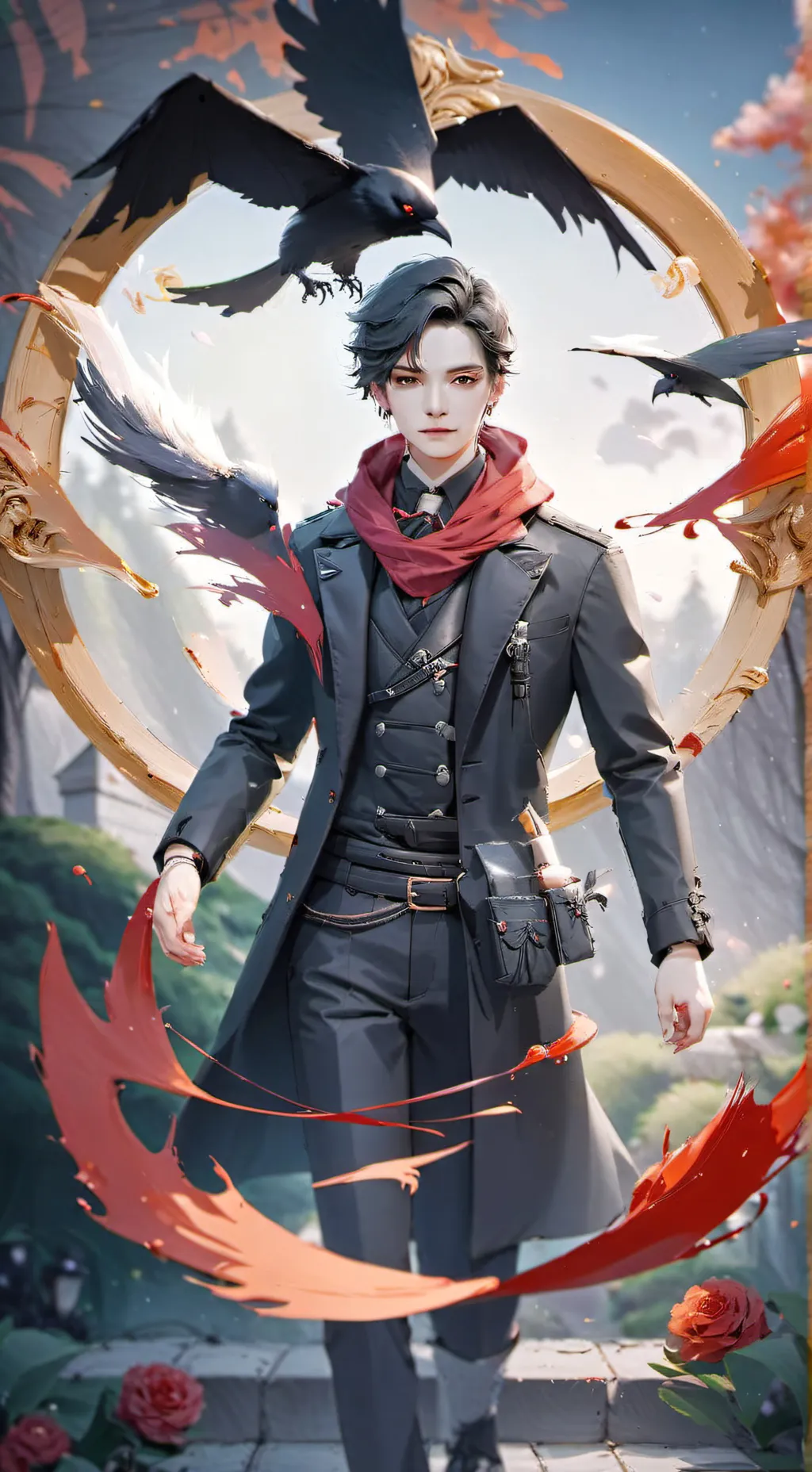 ai character: Wednesday (2) background