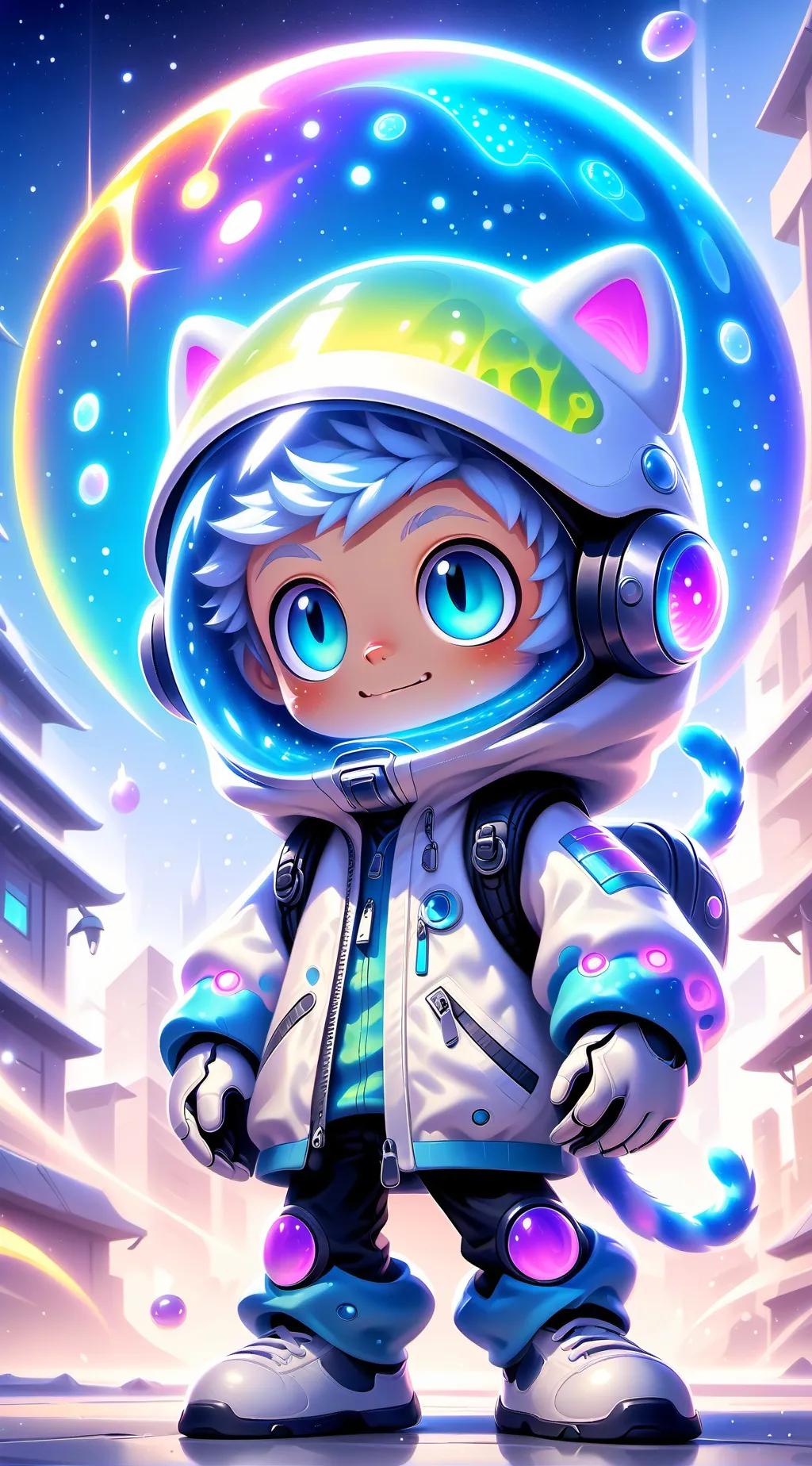 ai character: Flurp background