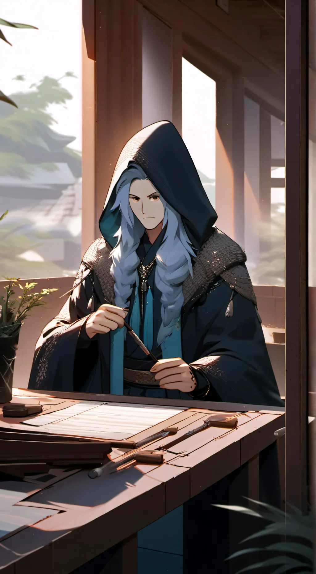 ai character: c00lkidd  background