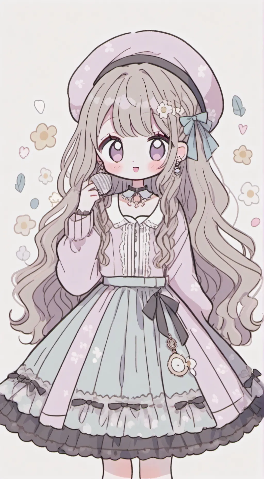 ai character: duck land night  background