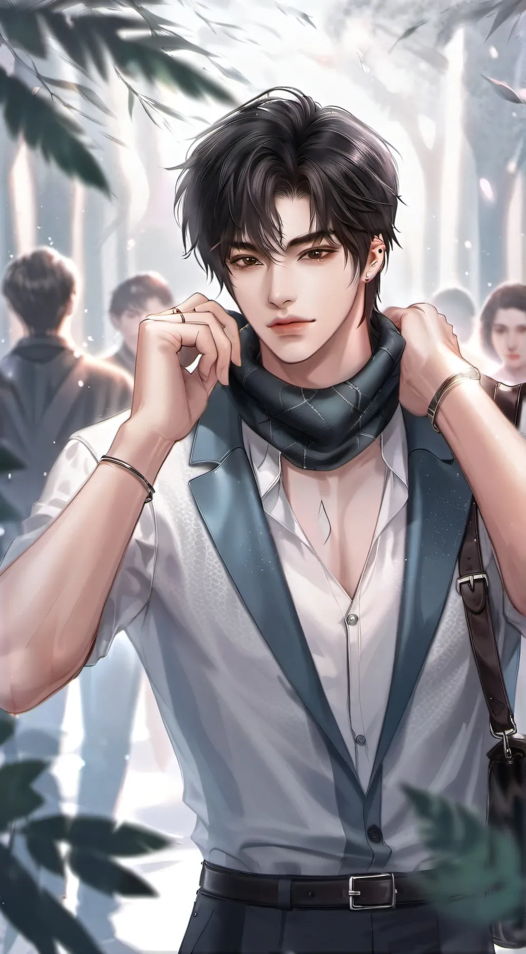 ai character: Leo background