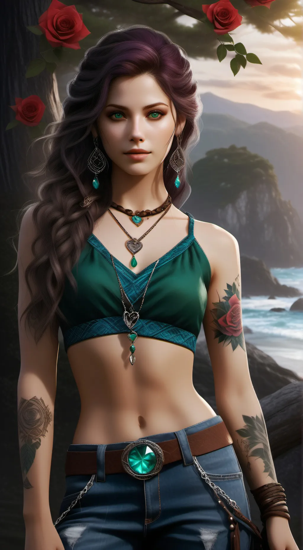 ai character: Jasmine Angel Eyez background