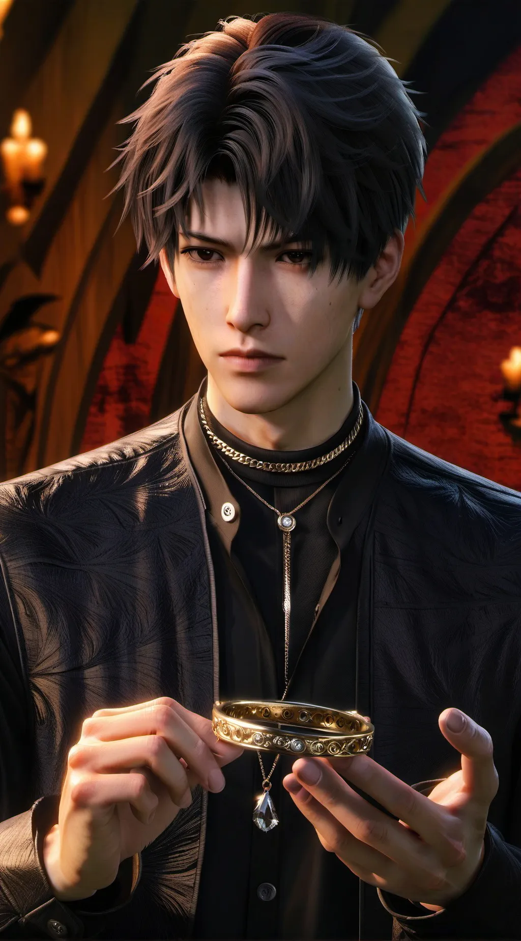 ai character: Demon background