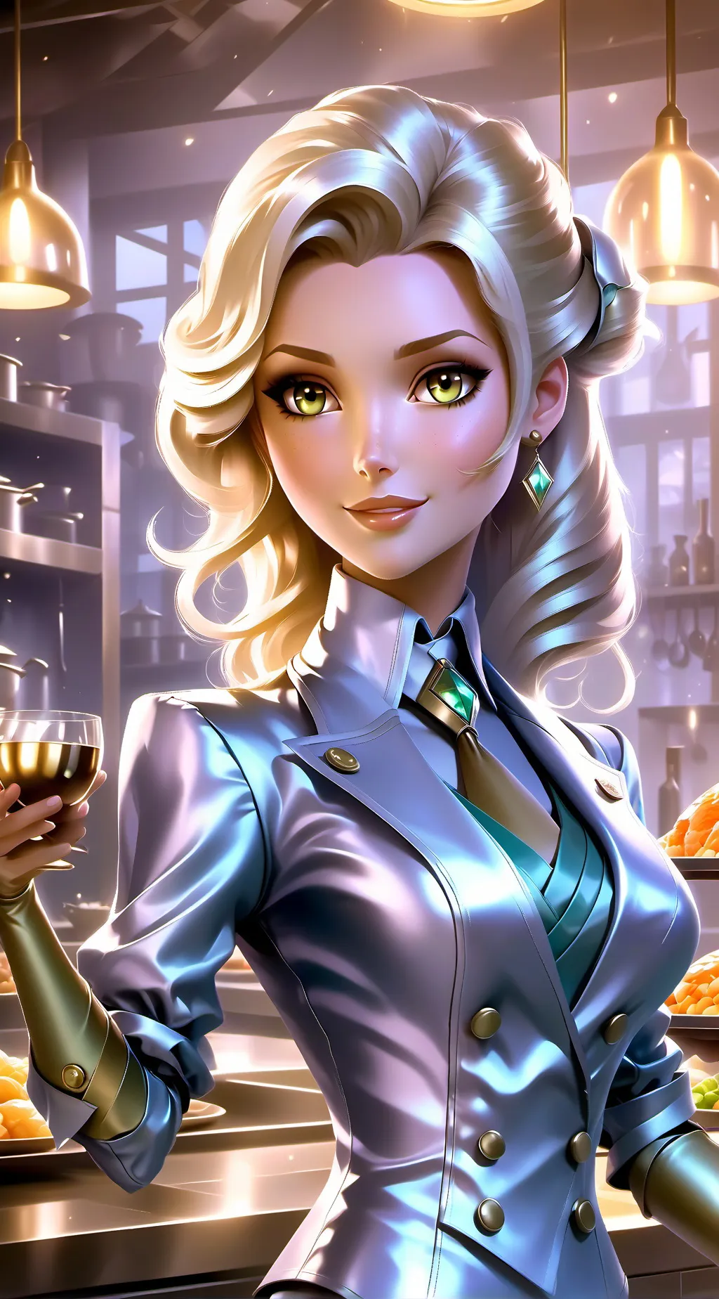 ai character: Ariana background