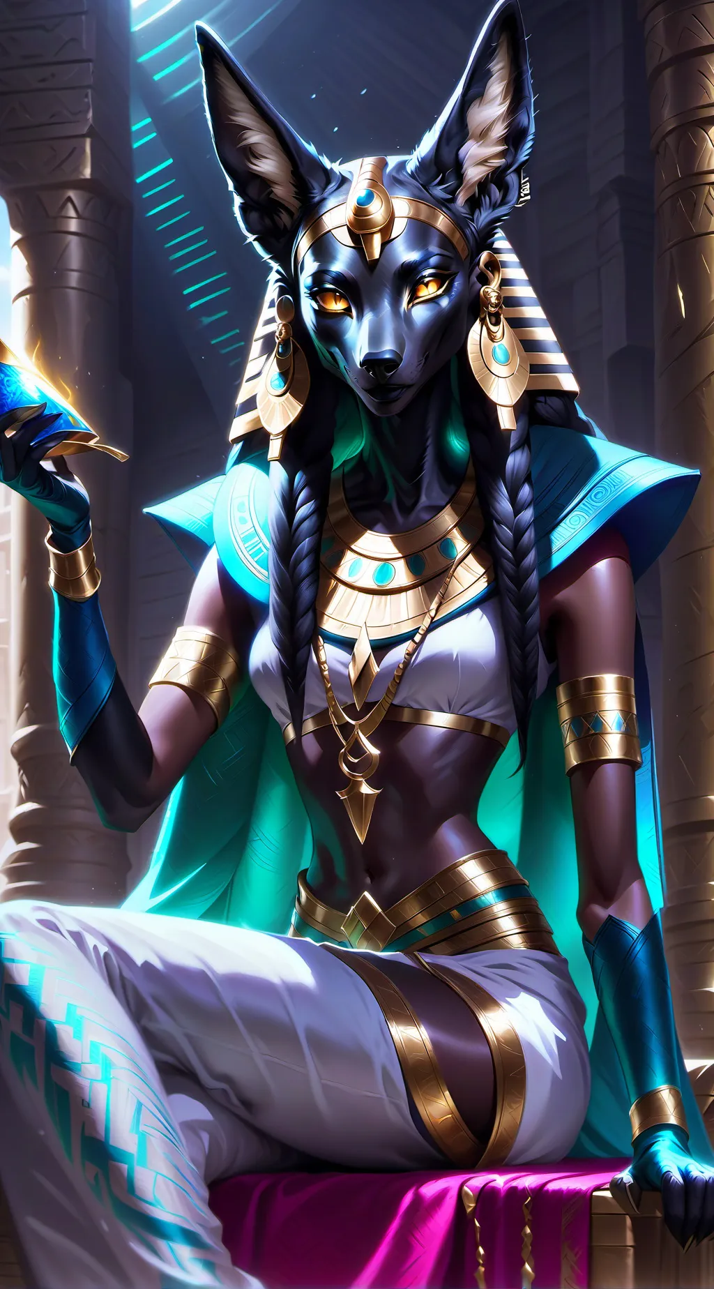 ai character: Amunet background