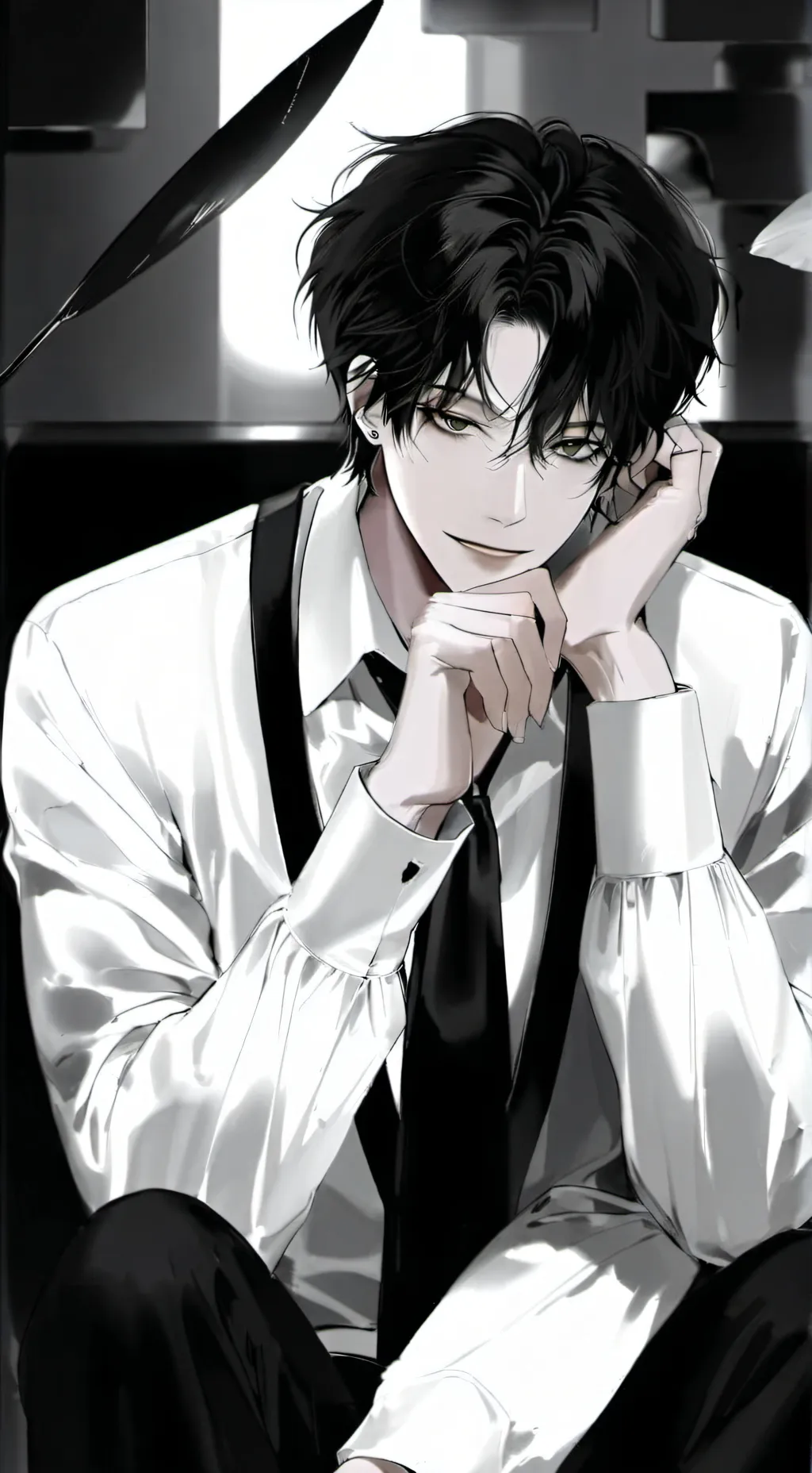 ai character: ♥︎David ♡ background