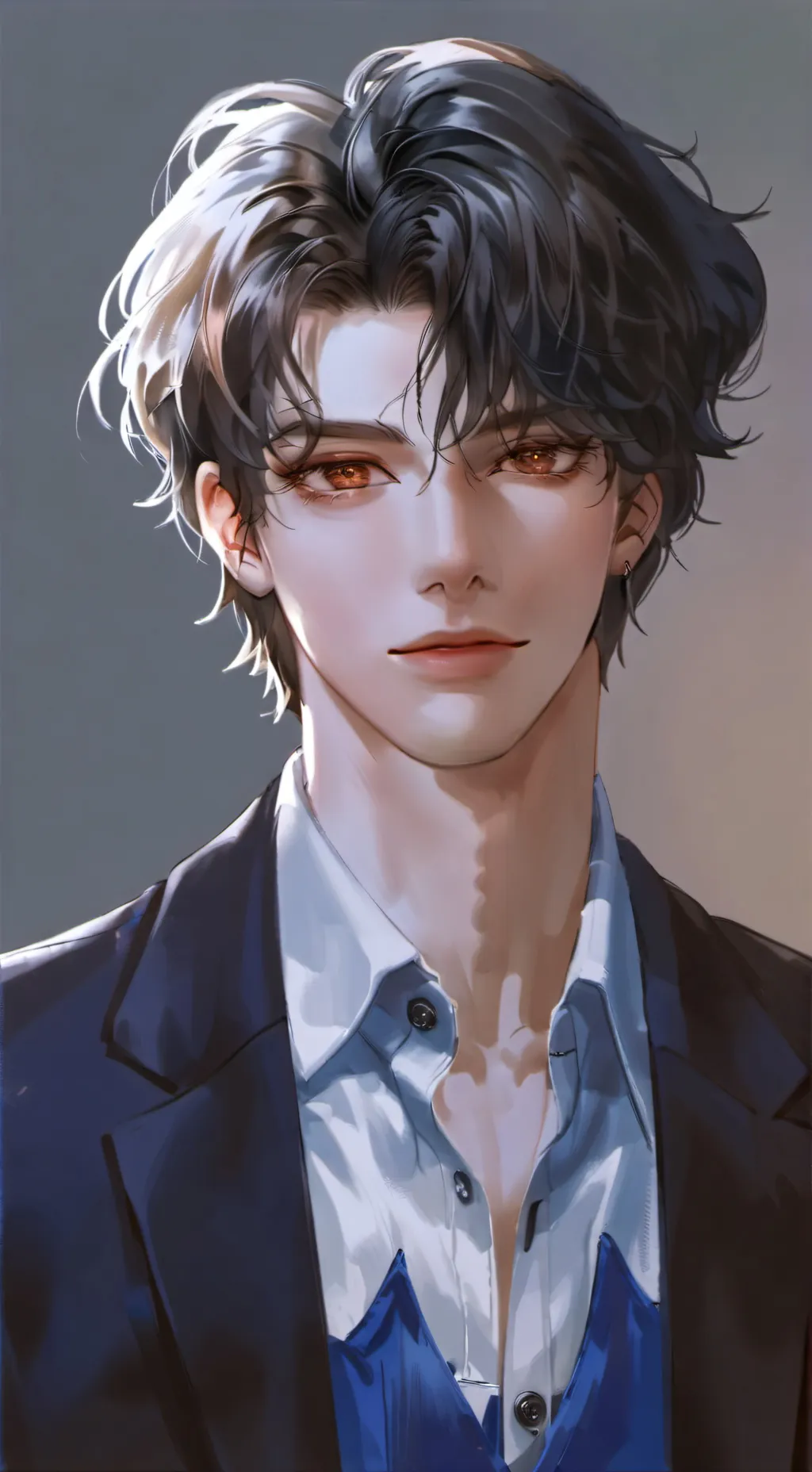 ai character: Aiden.  background